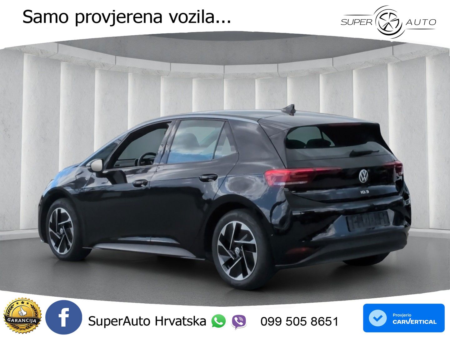 Volkswagen ID.3 Pro 62 kWh (204 KS) LED+GR SJED+ACC