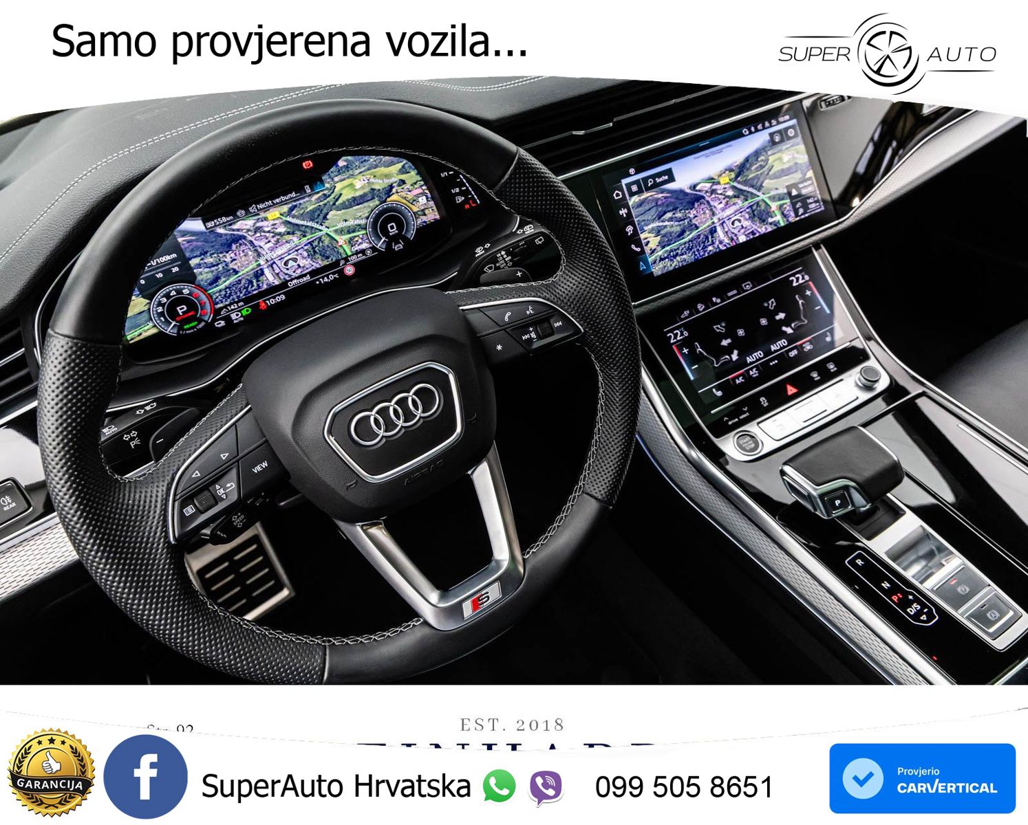 Audi Q8 60 TFSIe V6 (490 KS) quattro Tiptronic