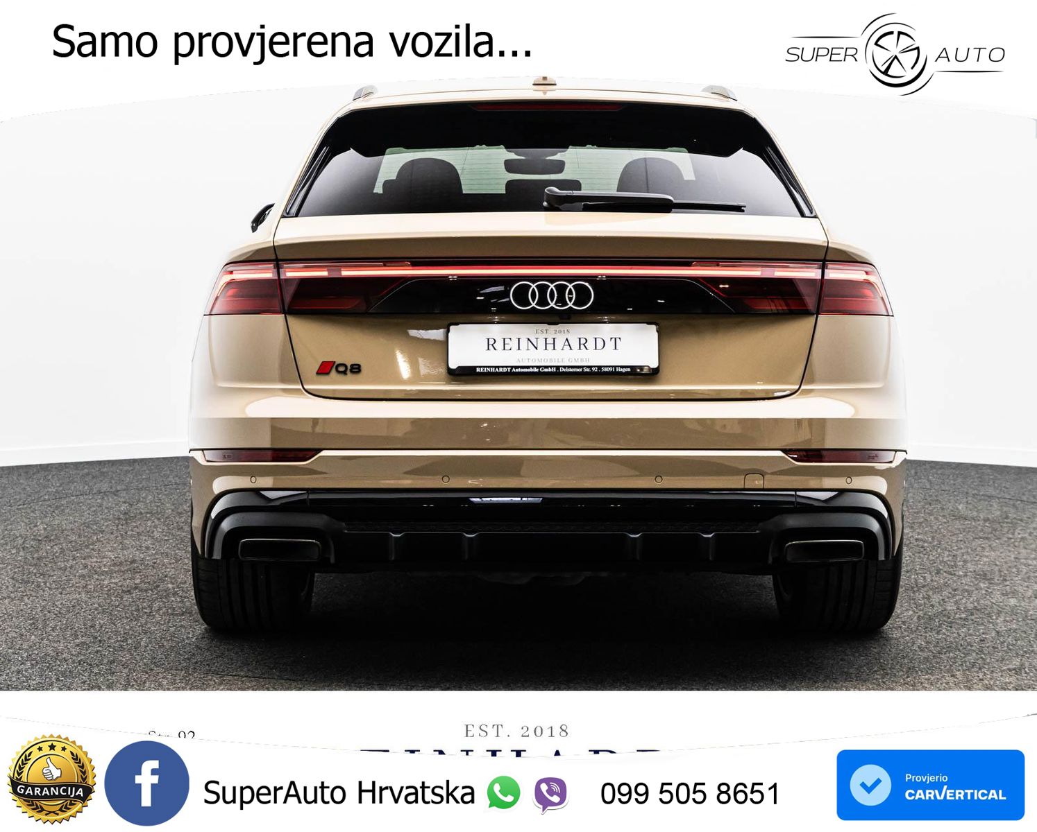 Audi Q8 60 TFSIe V6 (490 KS) quattro Tiptronic