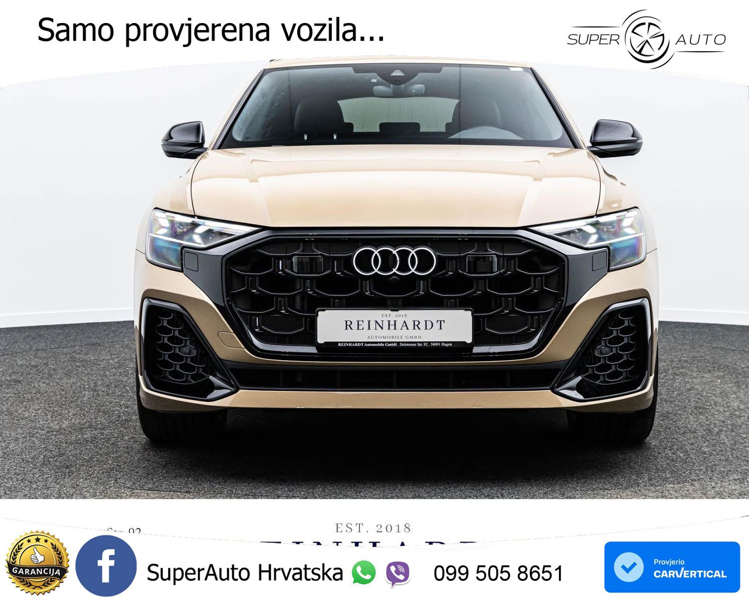 Audi Q8 60 TFSIe V6 (490 KS) quattro Tiptronic