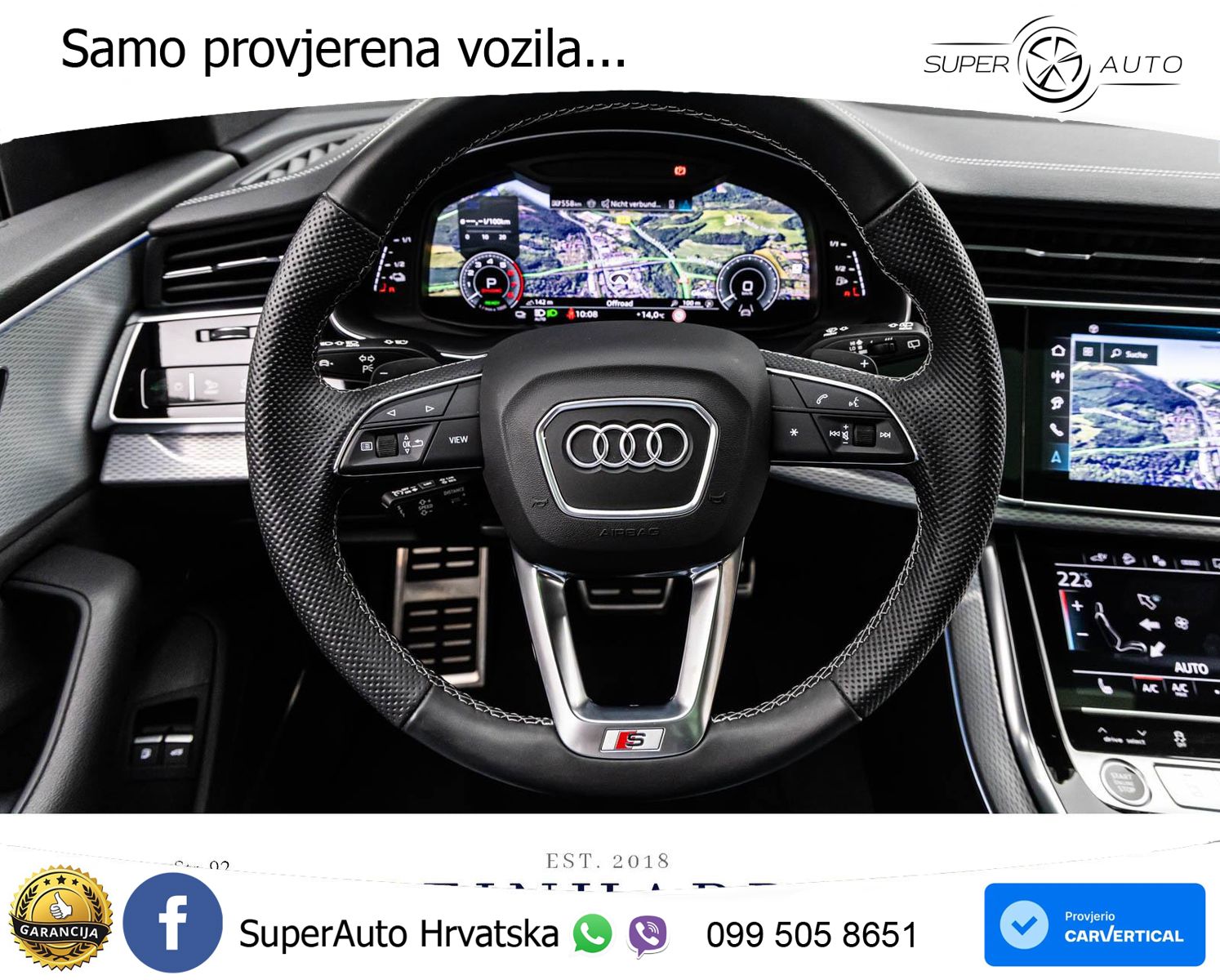 Audi Q8 60 TFSIe V6 (490 KS) quattro Tiptronic