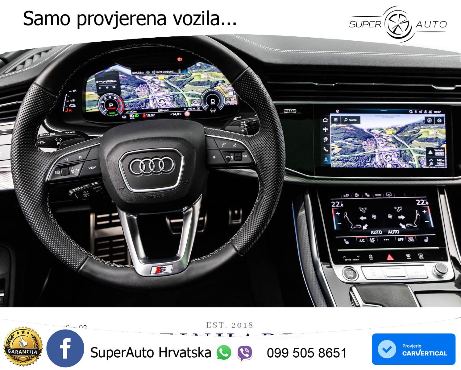 Audi Q8 60 TFSIe V6 (490 KS) quattro Tiptronic