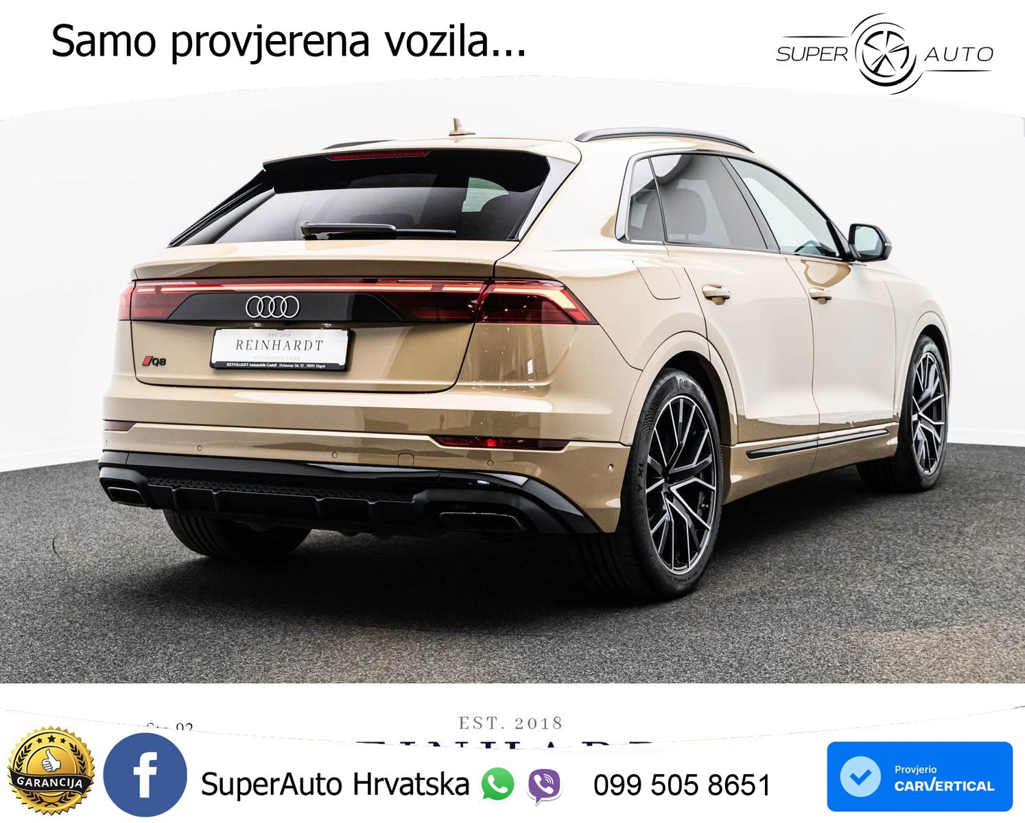 Audi Q8 60 TFSIe V6 (490 KS) quattro Tiptronic
