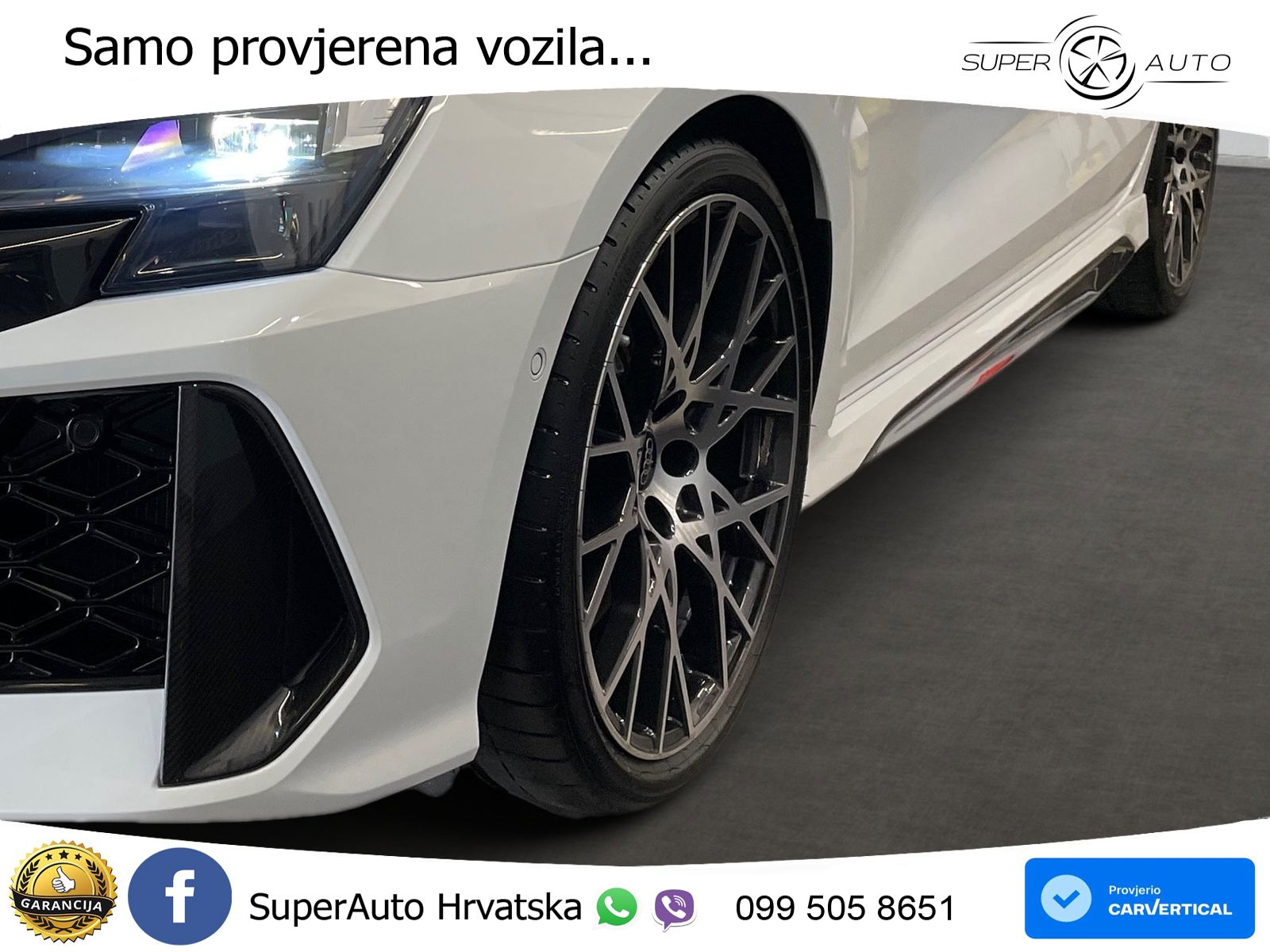 Audi RS3 Sedan 2.5 TFSI (400 KS) quattro S tronic LED+GR SJED+ACC