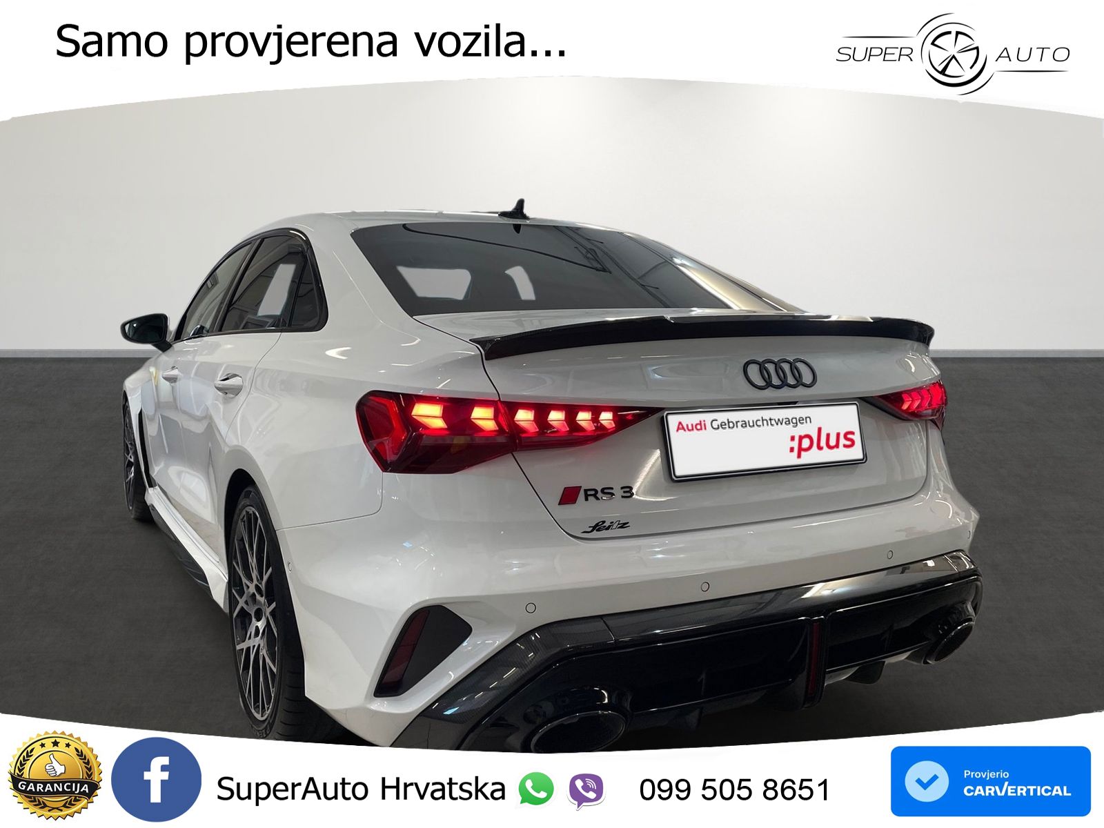 Audi RS3 Sedan 2.5 TFSI (400 KS) quattro S tronic LED+GR SJED+ACC