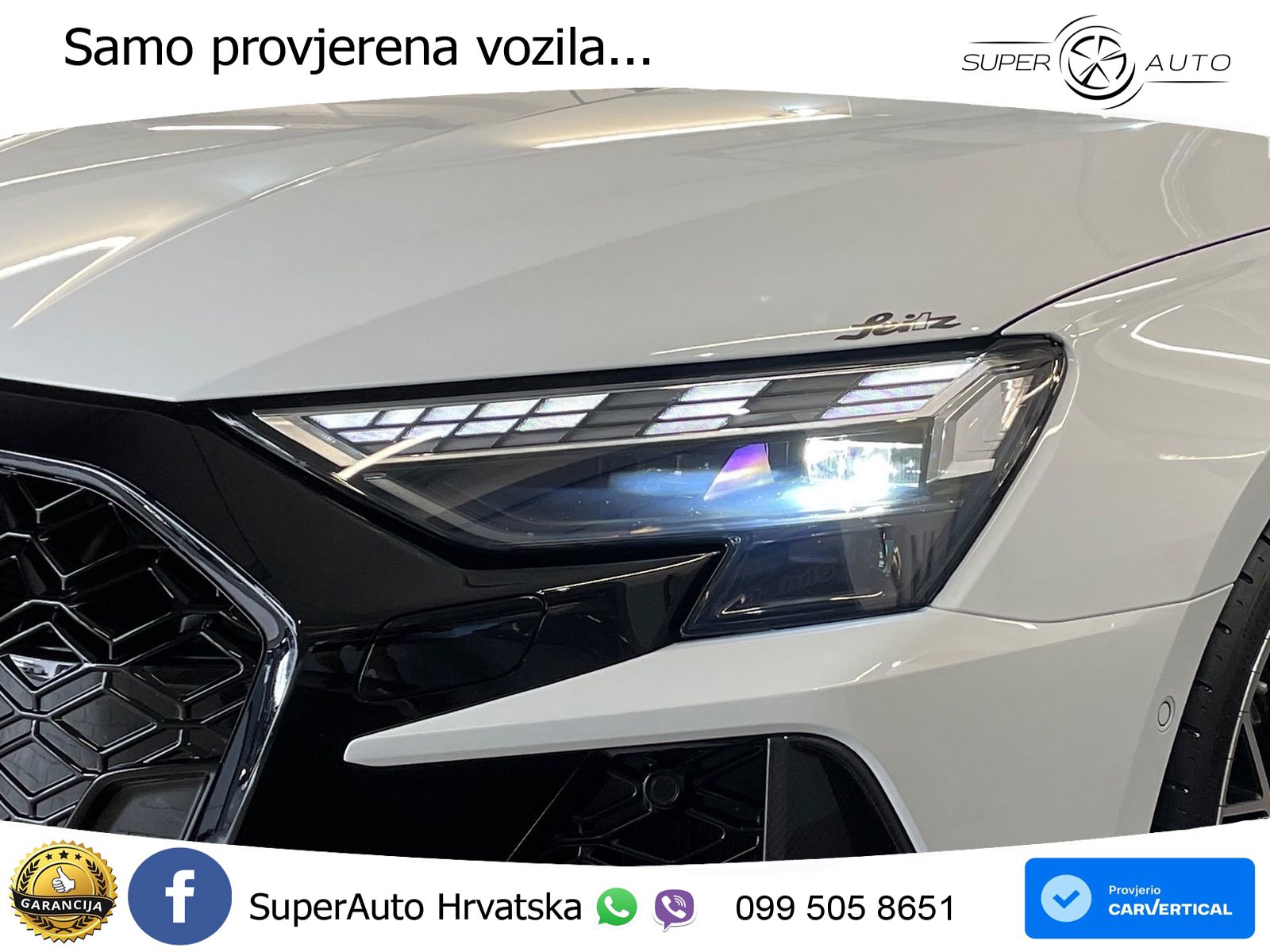 Audi RS3 Sedan 2.5 TFSI (400 KS) quattro S tronic LED+GR SJED+ACC