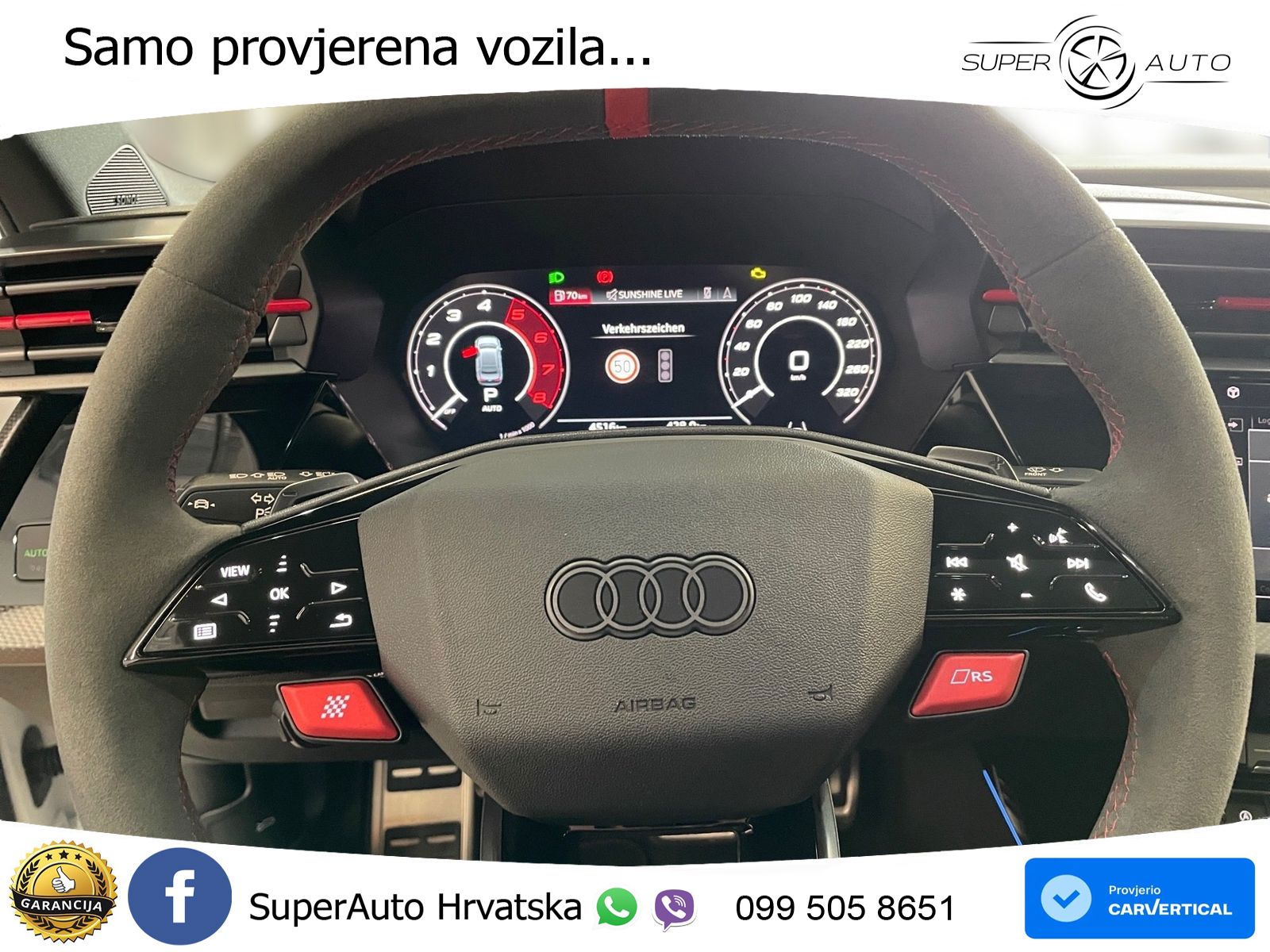 Audi RS3 Sedan 2.5 TFSI (400 KS) quattro S tronic LED+GR SJED+ACC