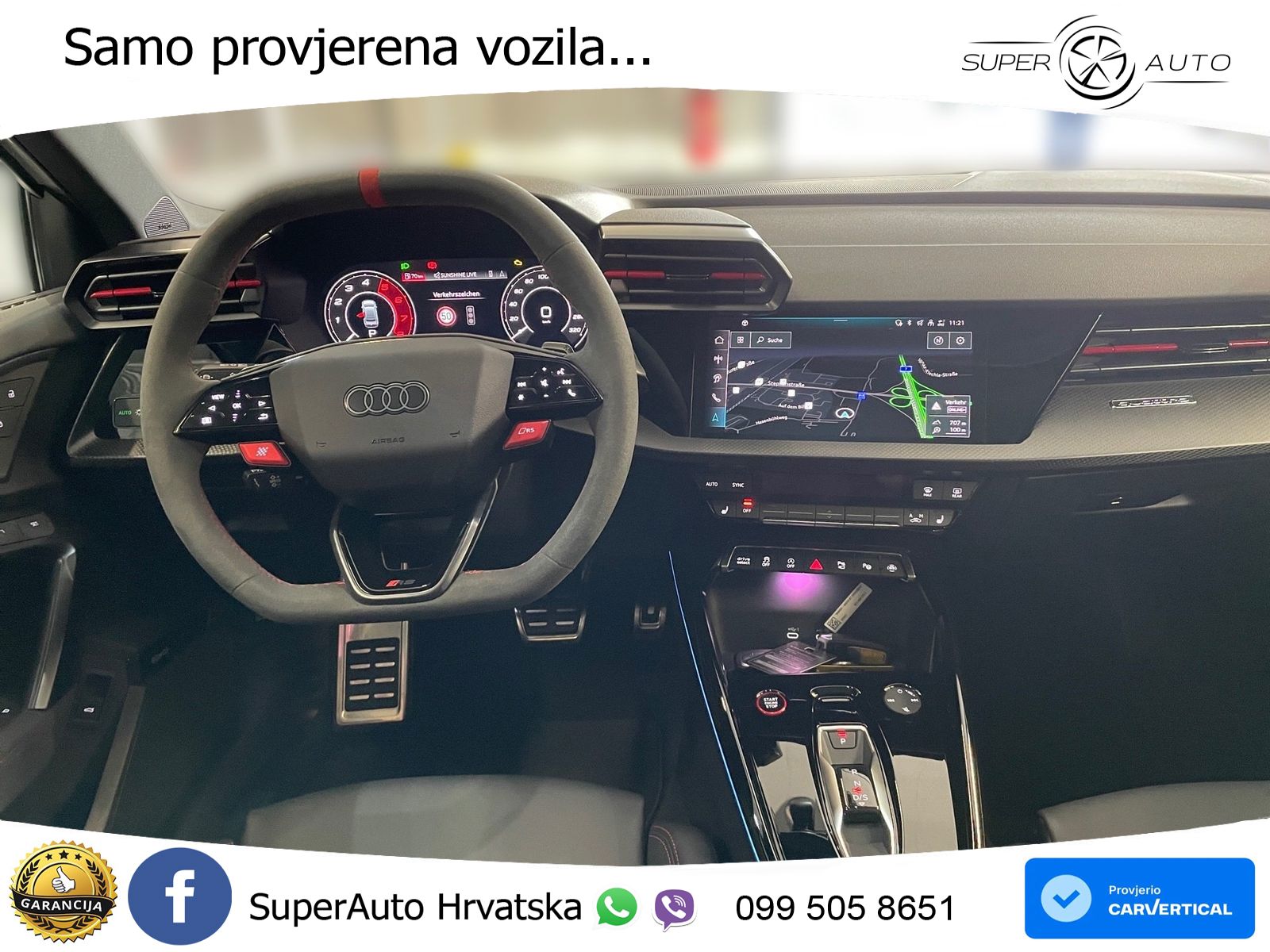 Audi RS3 Sedan 2.5 TFSI (400 KS) quattro S tronic LED+GR SJED+ACC