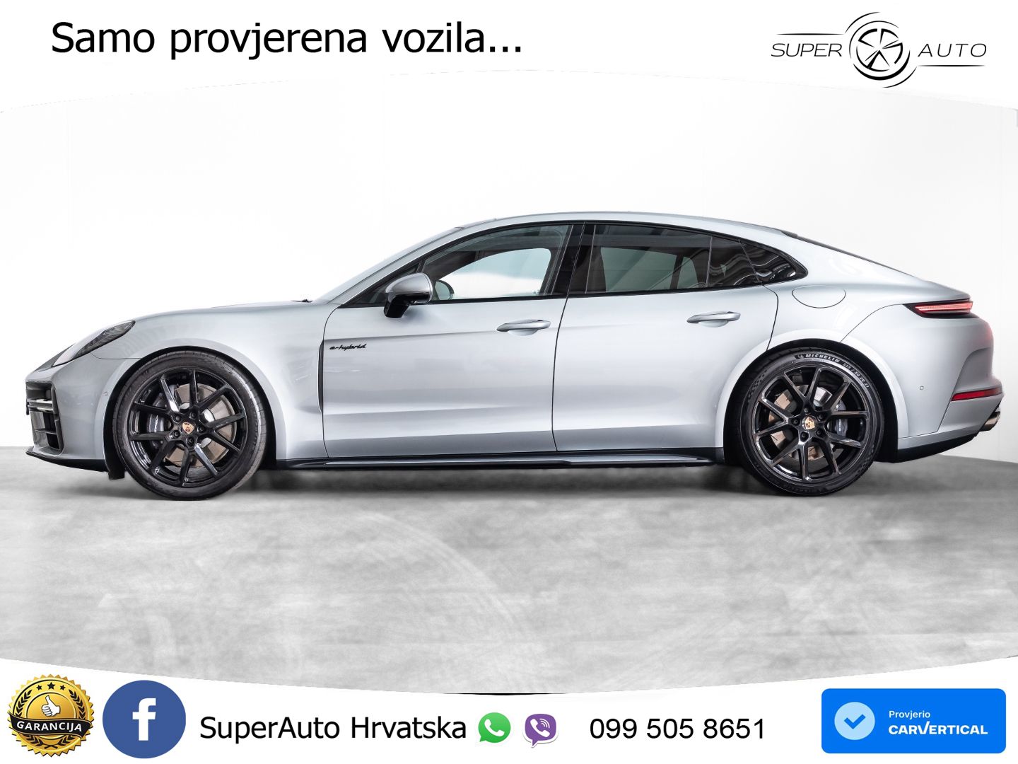 Porsche Panamera 4 2.9 V6 (470 KS) E-Hybrid PDK ZRAČNI+ACC+GR SJED+KAM+PANO