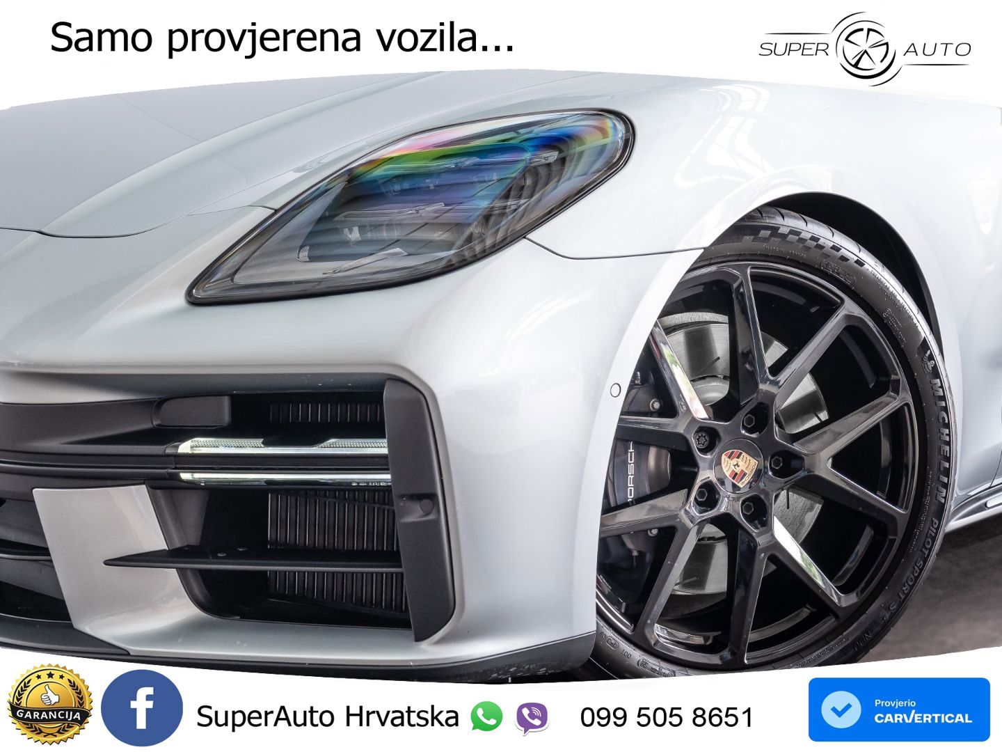 Porsche Panamera 4 2.9 V6 (470 KS) E-Hybrid PDK ZRAČNI+ACC+GR SJED+KAM+PANO