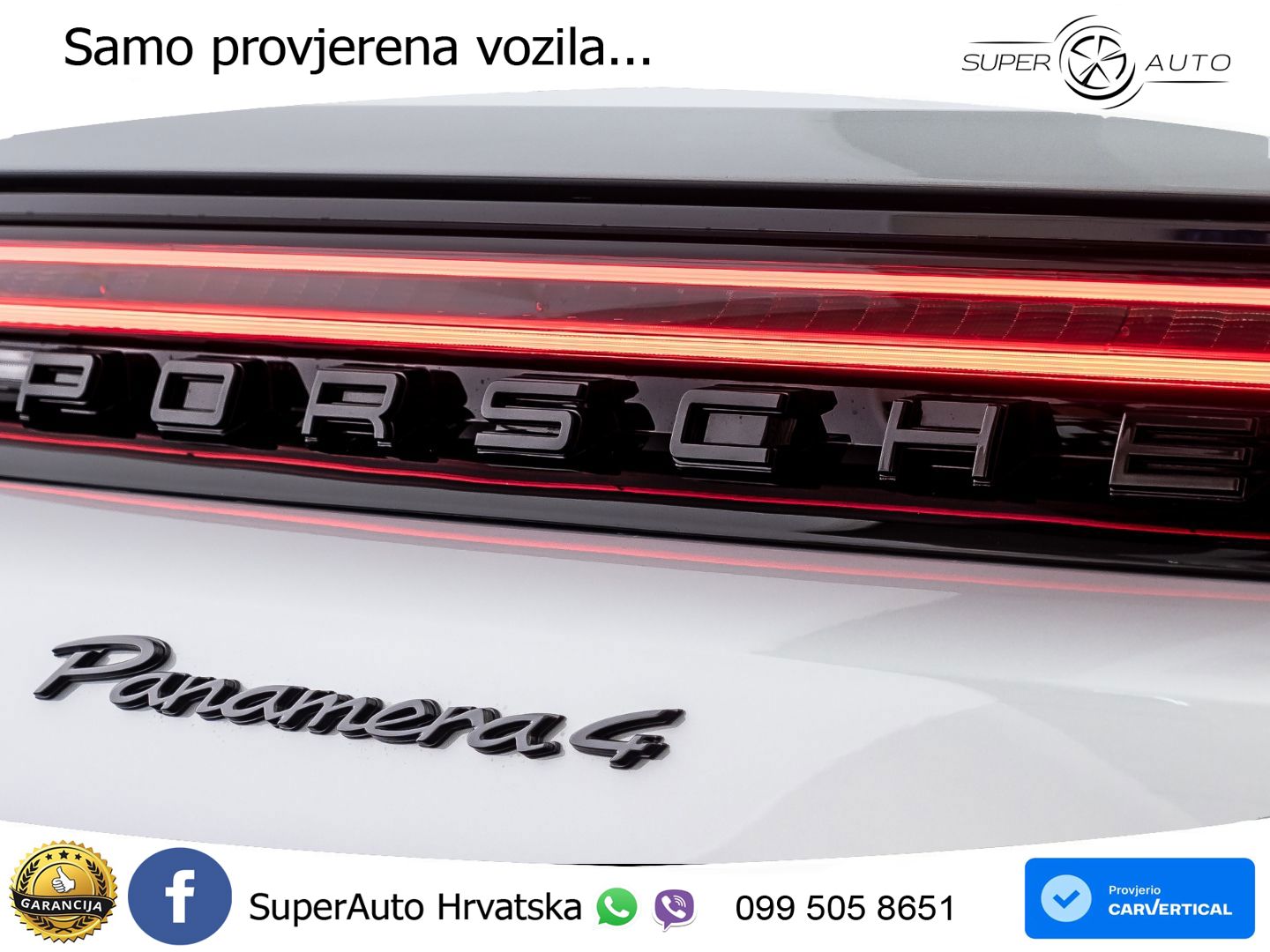 Porsche Panamera 4 2.9 V6 (470 KS) E-Hybrid PDK ZRAČNI+ACC+GR SJED+KAM+PANO