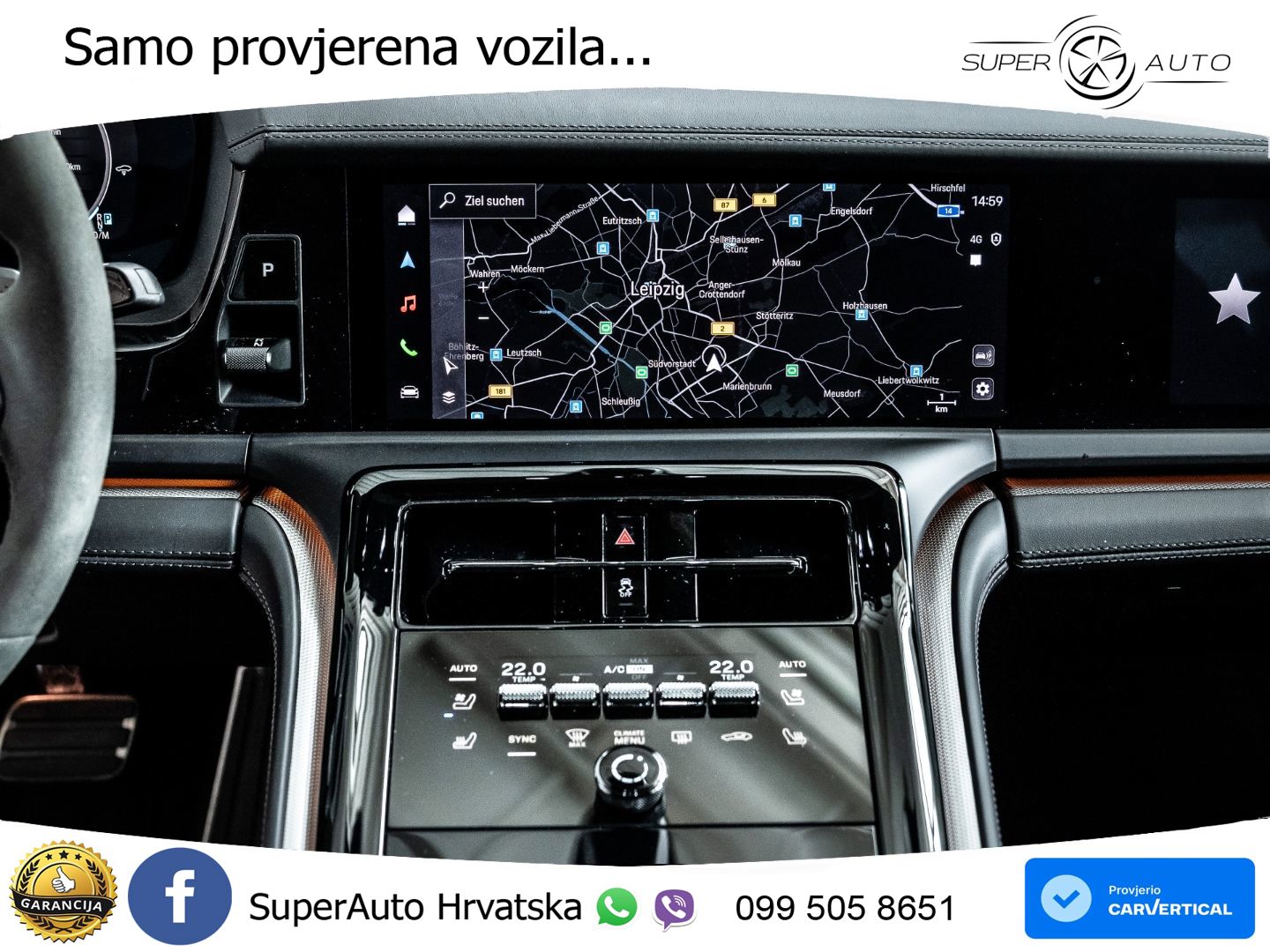 Porsche Panamera 4 2.9 V6 (470 KS) E-Hybrid PDK ZRAČNI+ACC+GR SJED+KAM+PANO