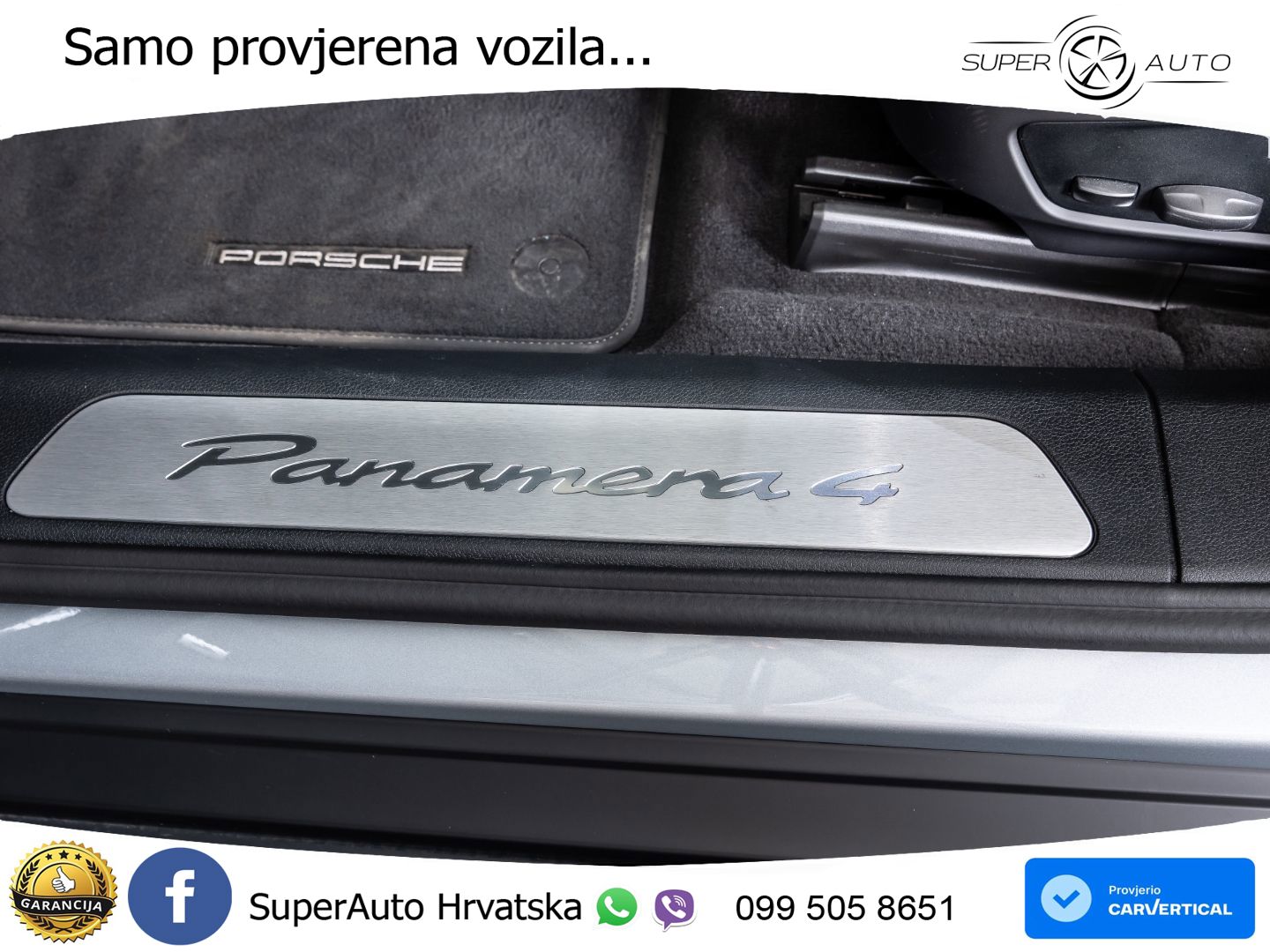 Porsche Panamera 4 2.9 V6 (470 KS) E-Hybrid PDK ZRAČNI+ACC+GR SJED+KAM+PANO