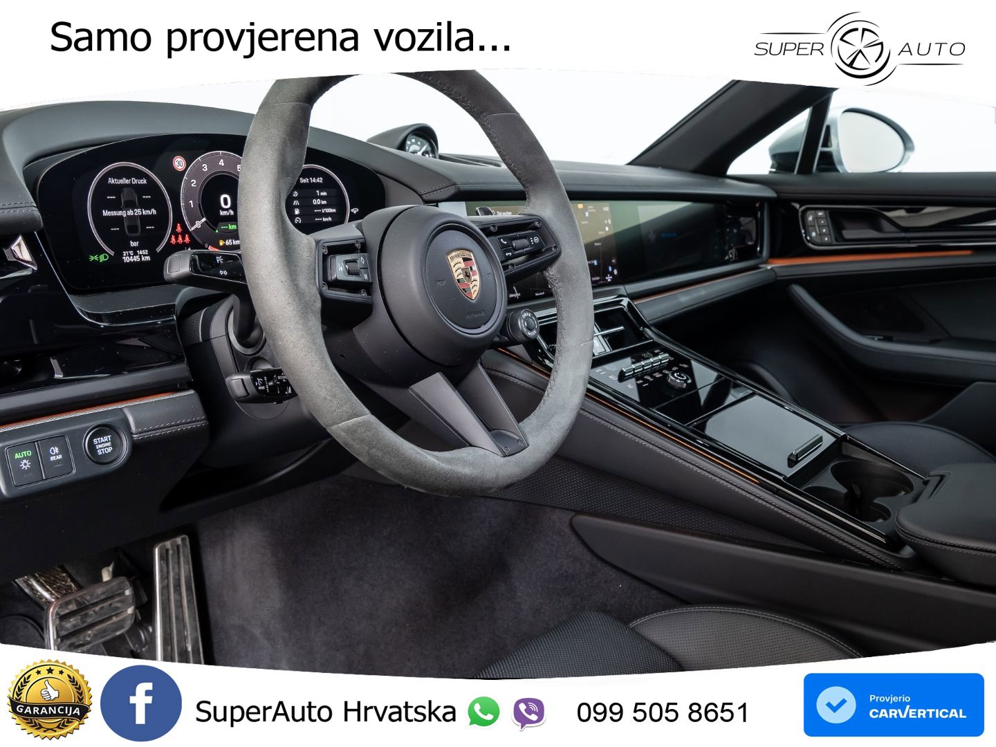 Porsche Panamera 4 2.9 V6 (470 KS) E-Hybrid PDK ZRAČNI+ACC+GR SJED+KAM+PANO