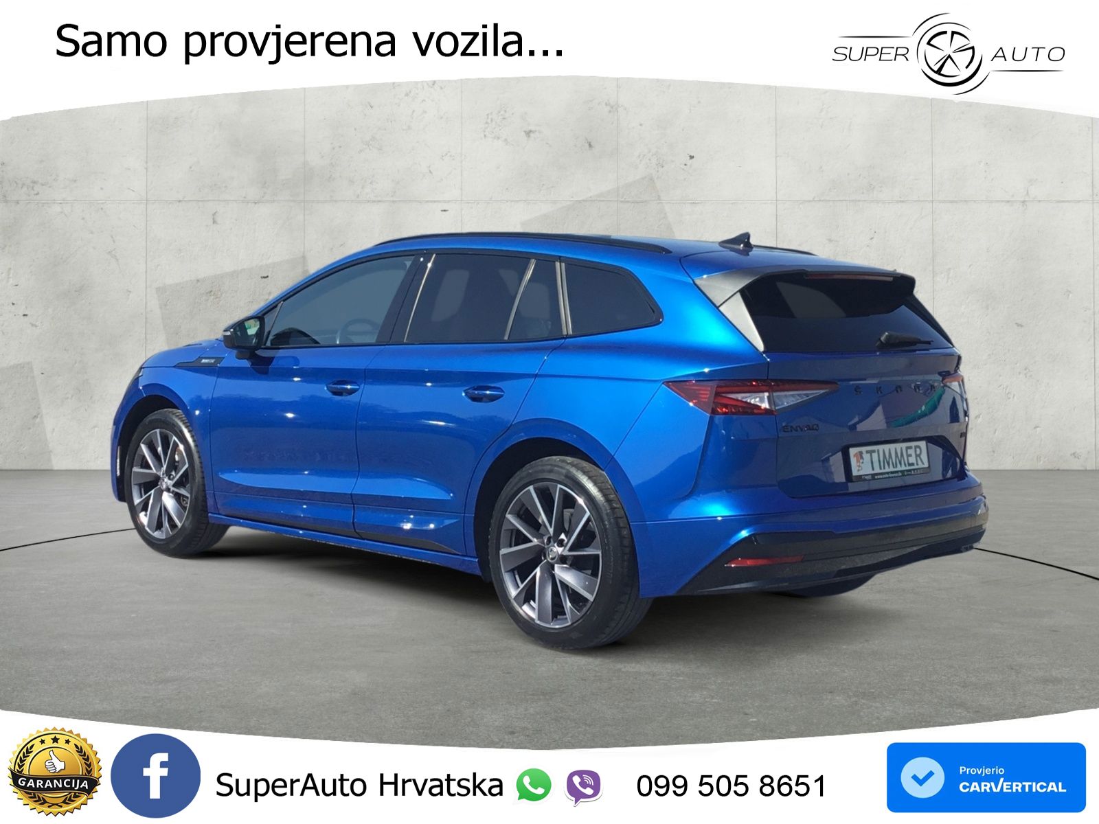Škoda Enyaq iV 80x 82 kWh (265 KS) AWD SportLine LED+GR SJED+ACC