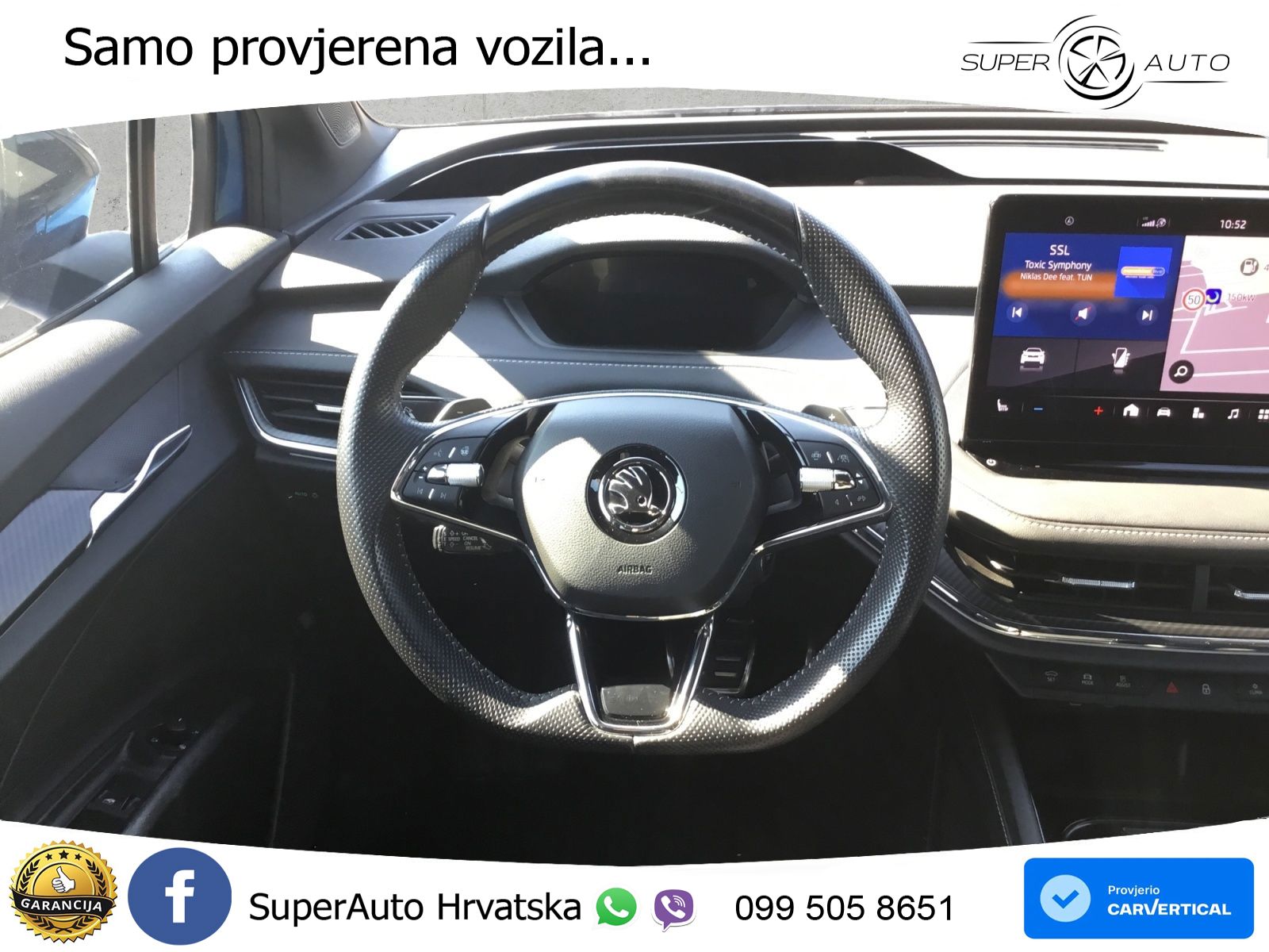Škoda Enyaq iV 80x 82 kWh (265 KS) AWD SportLine LED+GR SJED+ACC