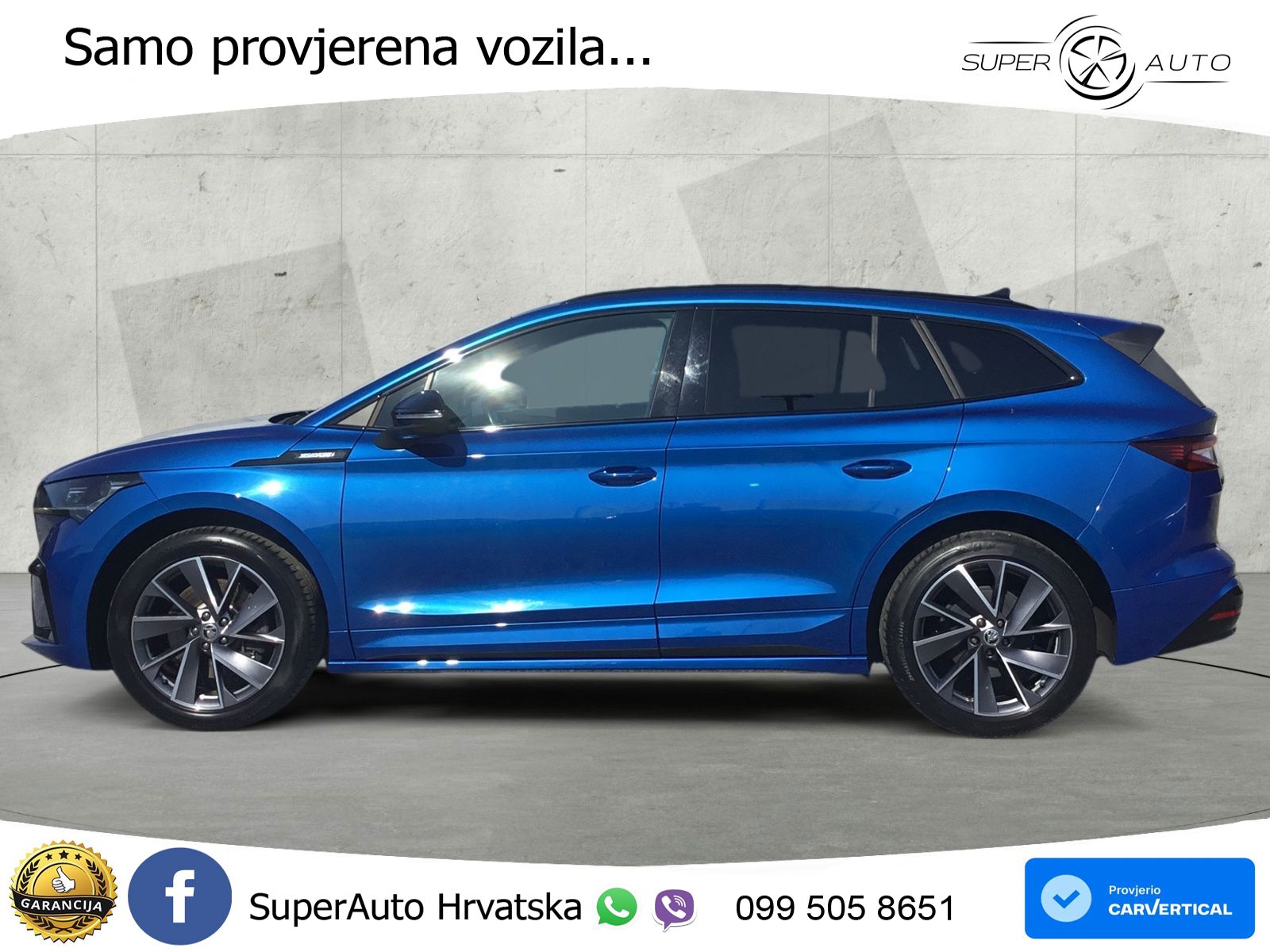 Škoda Enyaq iV 80x 82 kWh (265 KS) AWD SportLine LED+GR SJED+ACC