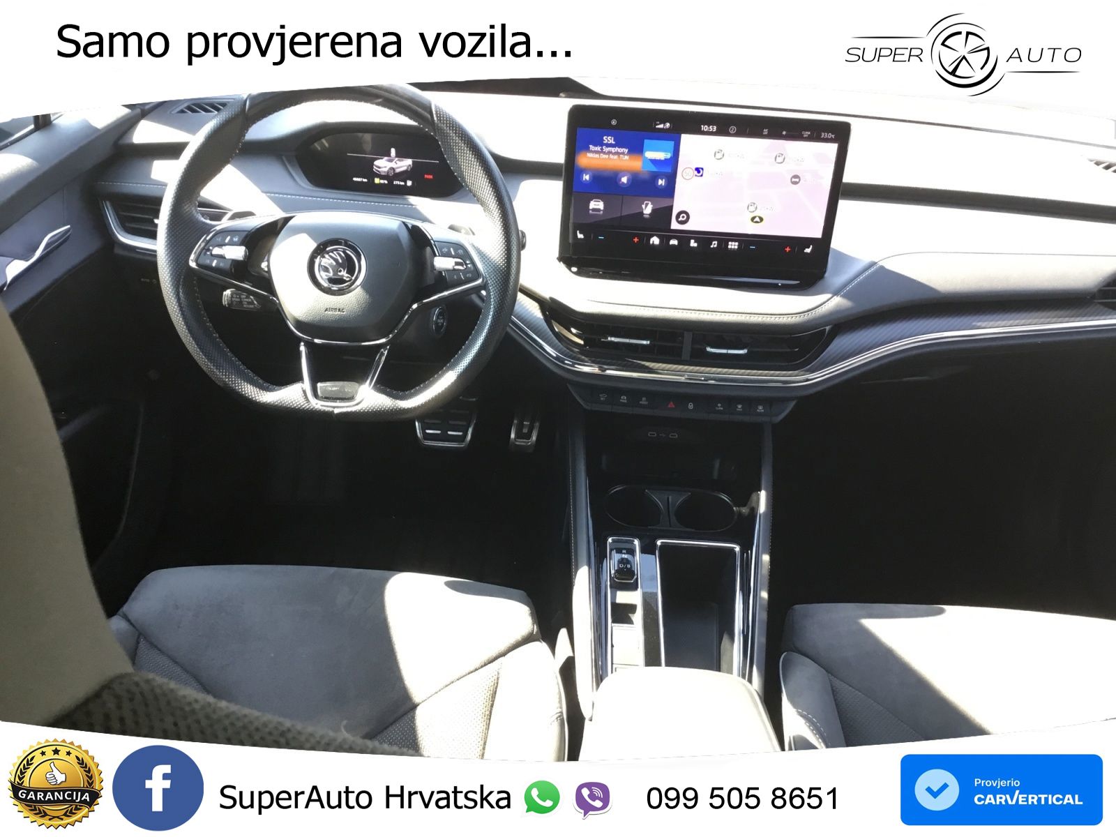 Škoda Enyaq iV 80x 82 kWh (265 KS) AWD SportLine LED+GR SJED+ACC