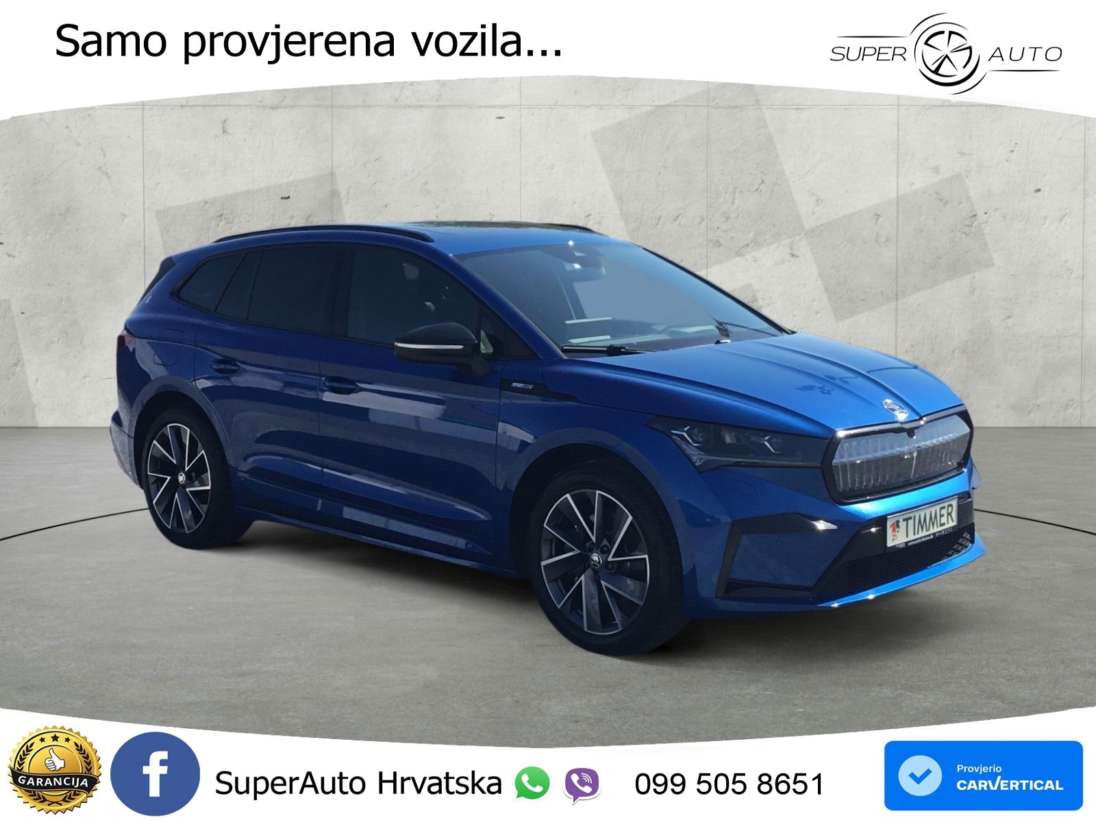 Škoda Enyaq iV 80x 82 kWh (265 KS) AWD SportLine LED+GR SJED+ACC