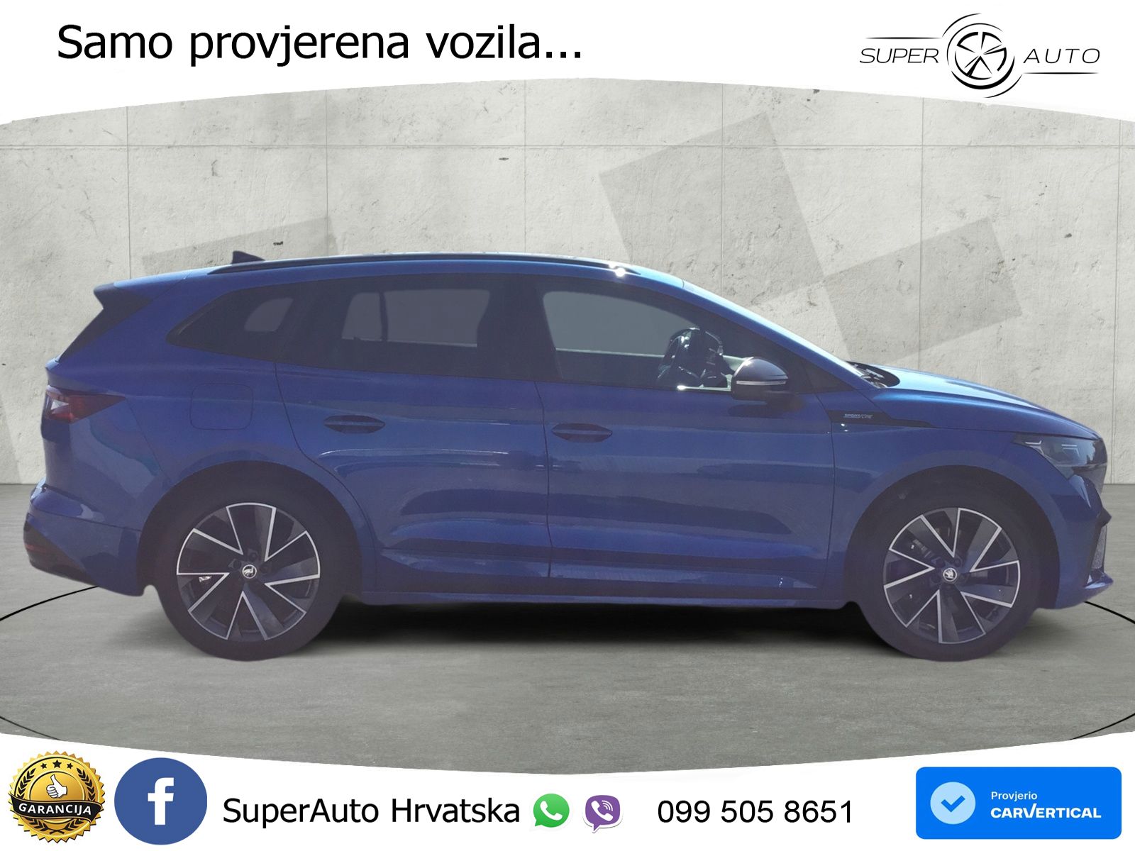 Škoda Enyaq iV 80x 82 kWh (265 KS) AWD SportLine LED+GR SJED+ACC