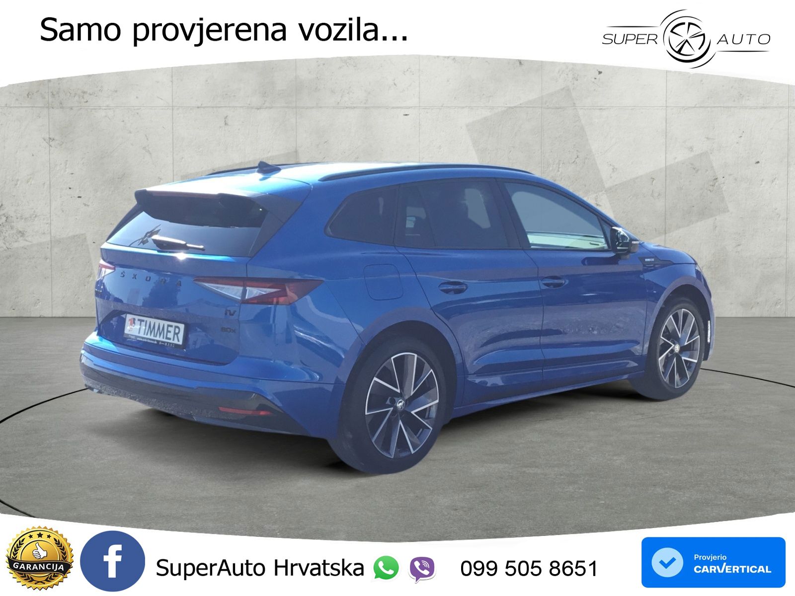 Škoda Enyaq iV 80x 82 kWh (265 KS) AWD SportLine LED+GR SJED+ACC