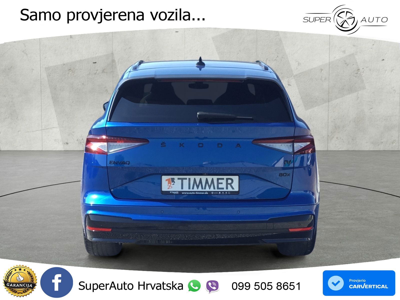 Škoda Enyaq iV 80x 82 kWh (265 KS) AWD SportLine LED+GR SJED+ACC