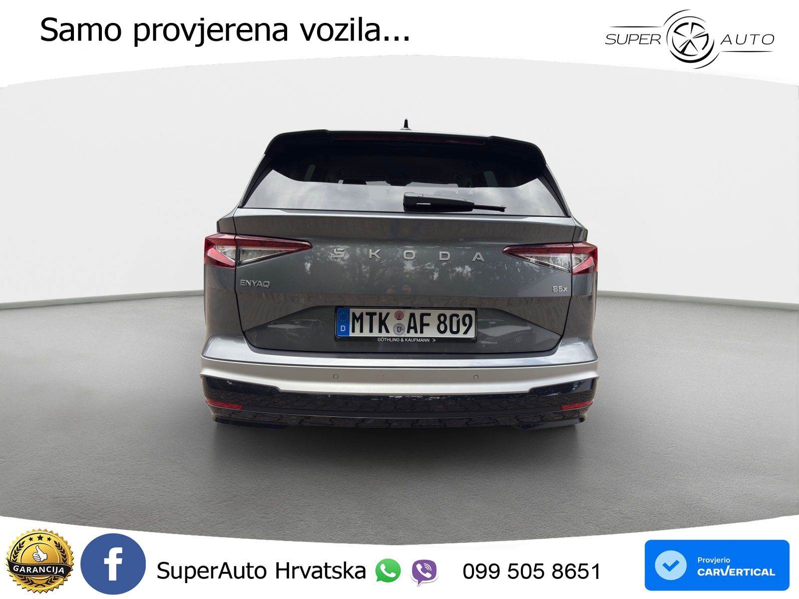 Škoda Enyaq 85x 82 kWh (286 KS) AWD