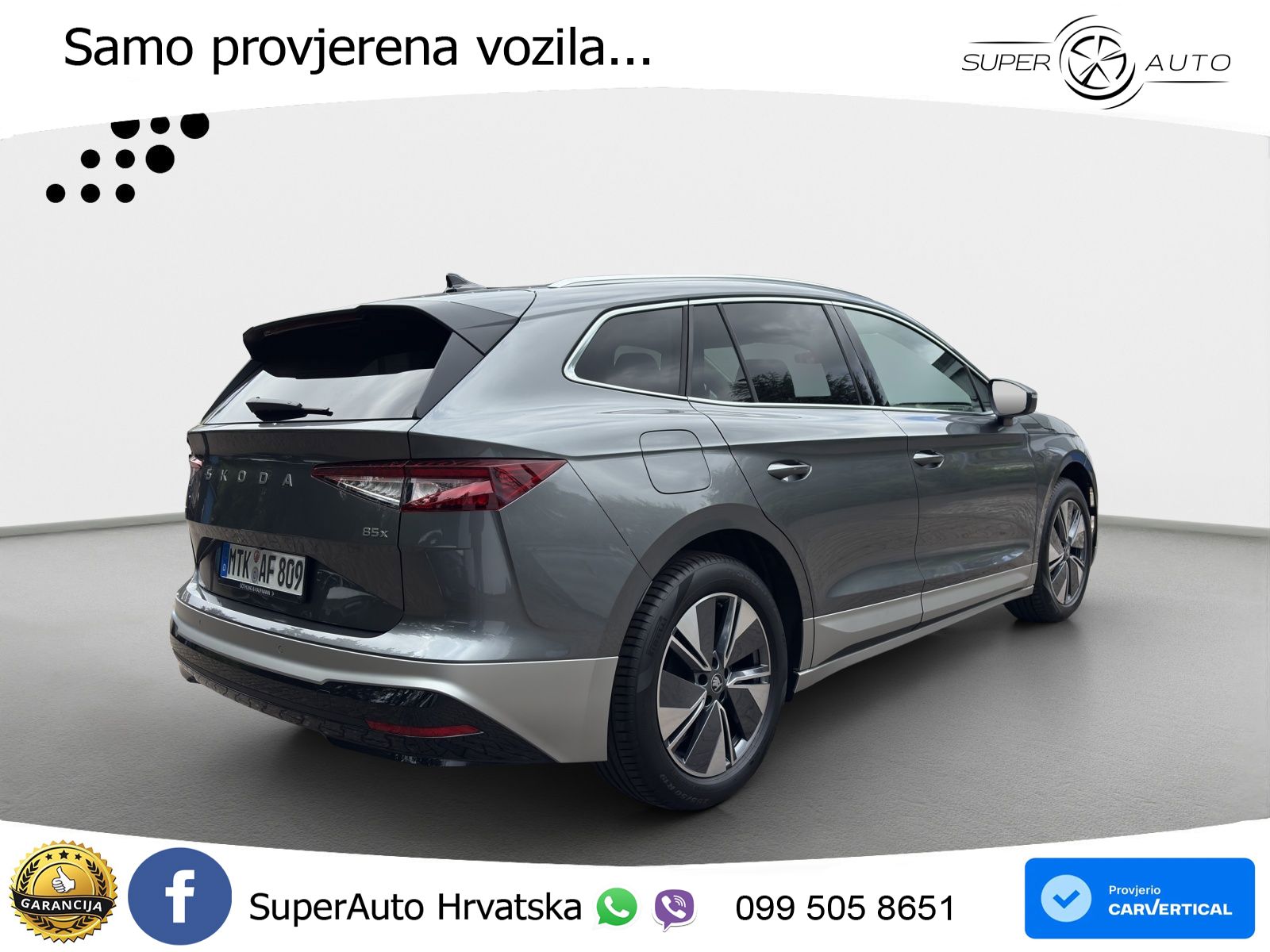Škoda Enyaq 85x 82 kWh (286 KS) AWD
