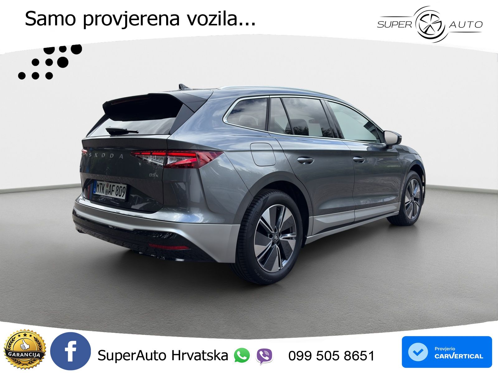 Škoda Enyaq 85x 82 kWh (286 KS) AWD