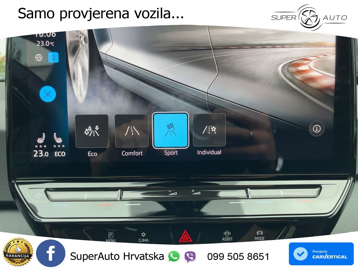 Volkswagen ID.3 Pro 62 kWh (204 KS) LED+GR SJED+ACC
