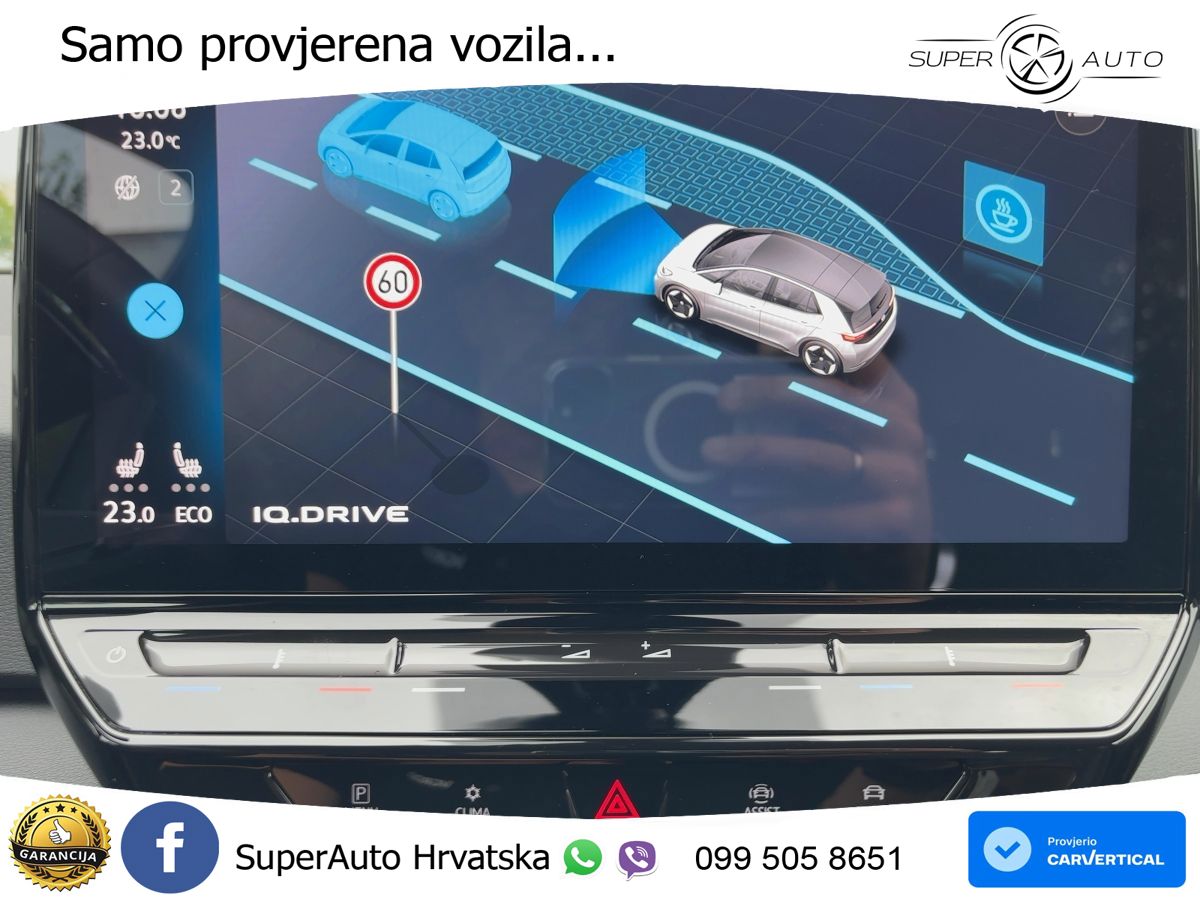 Volkswagen ID.3 Pro 62 kWh (204 KS) LED+GR SJED+ACC