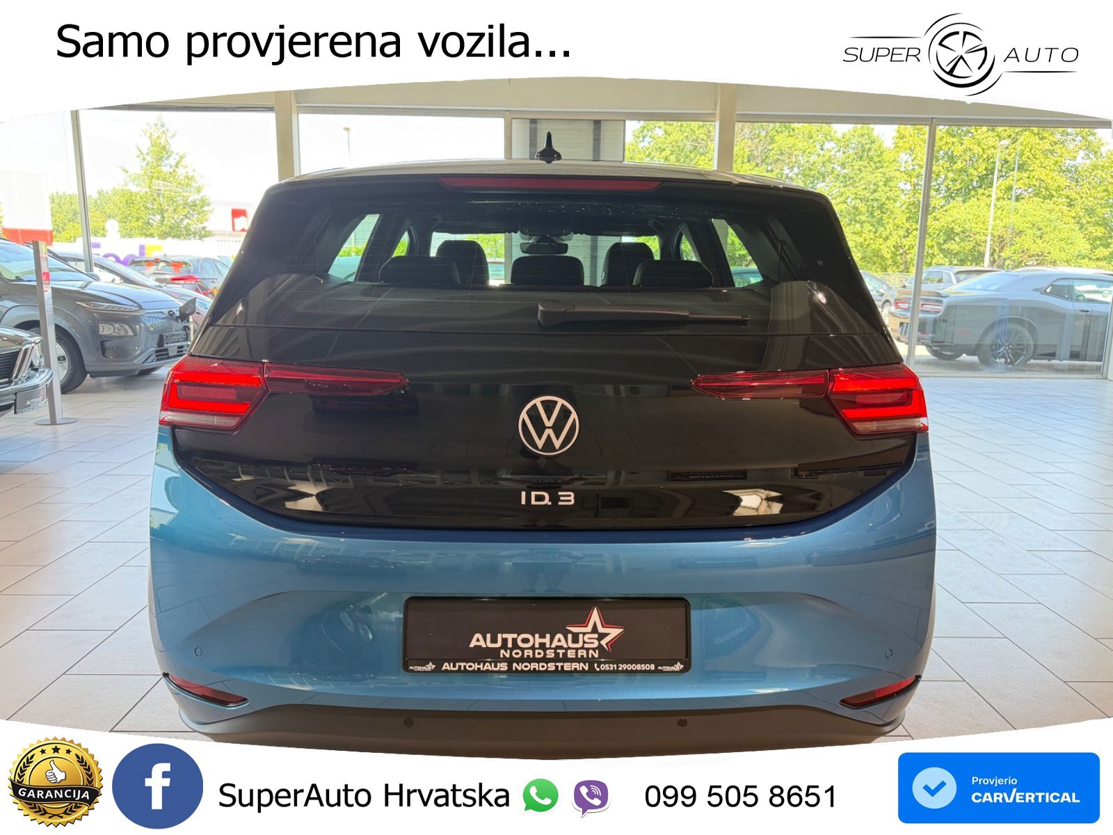 Volkswagen ID.3 Pro 62 kWh (204 KS) LED+GR SJED+ACC
