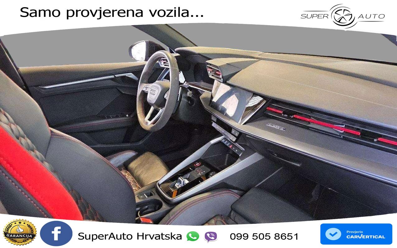 Audi RS3 Sedan 2.5 TFSI (400 KS) quattro S tronic LED+GR SJED+ACC
