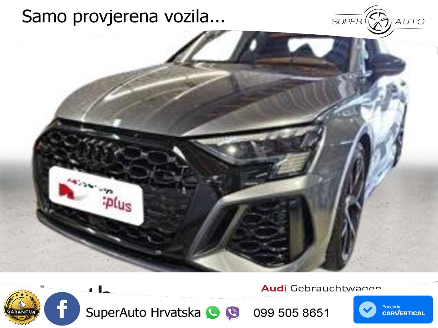 Audi RS3 Sedan 2.5 TFSI (400 KS) quattro S tronic LED+GR SJED+ACC