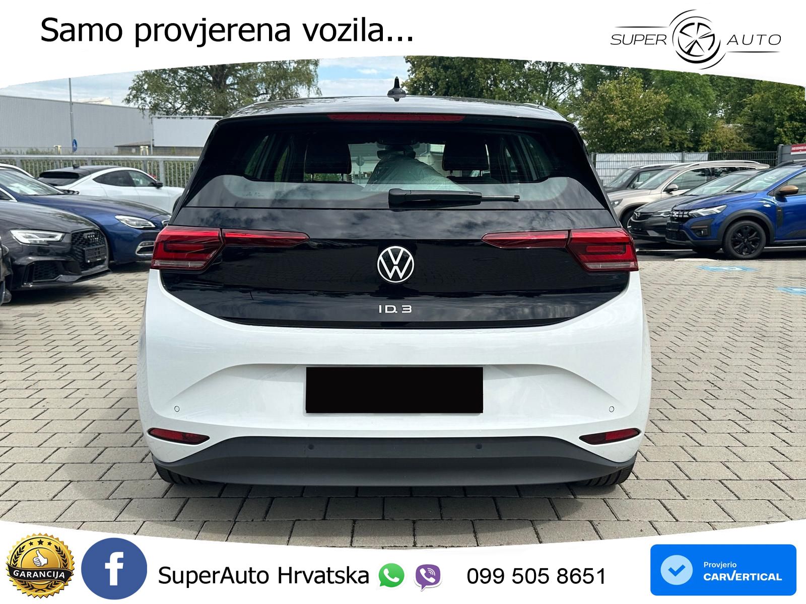 Volkswagen ID.3 Pure 55 kWh (170 KS)