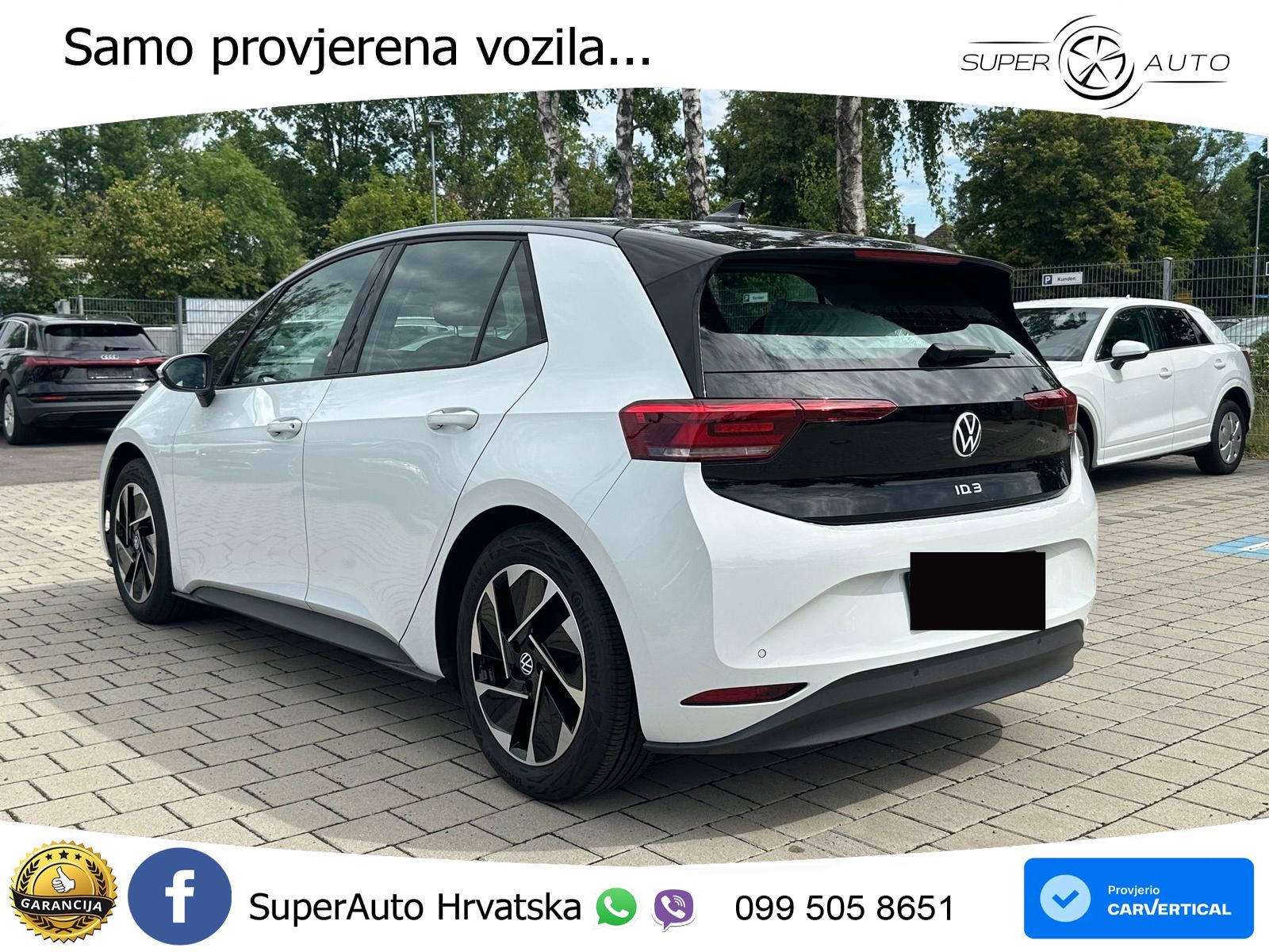 Volkswagen ID.3 Pure 55 kWh (170 KS)