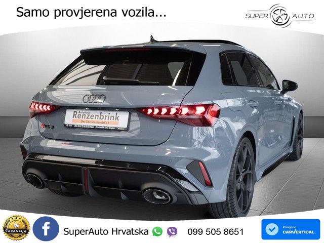 Audi RS3 Sportback 2.5 TFSI (400 KS) quattro S tronic LED+GR SJED+ACC
