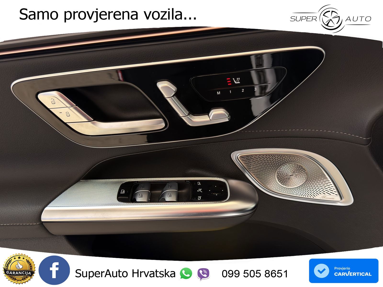 Mercedes EQE 350+ 105 kWh (320 KS) AMG ZRAČNI+ACC+GR SJED+360+PANO