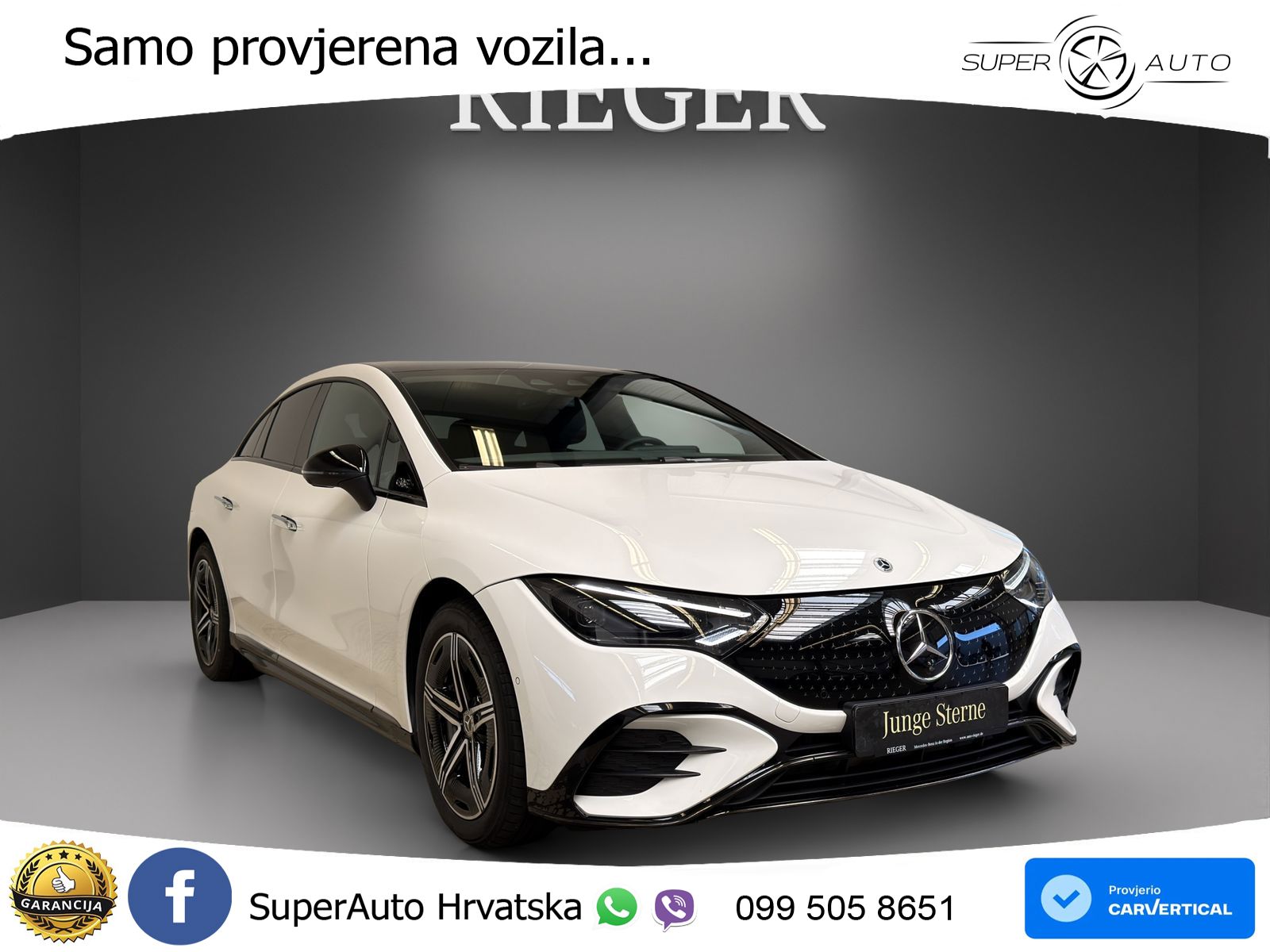 Mercedes EQE 350+ 105 kWh (320 KS) AMG ZRAČNI+ACC+GR SJED+360+PANO