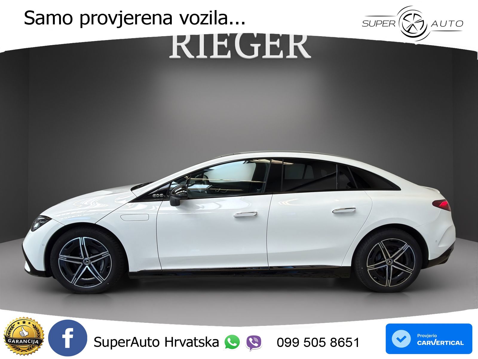 Mercedes EQE 350+ 105 kWh (320 KS) AMG ZRAČNI+ACC+GR SJED+360+PANO