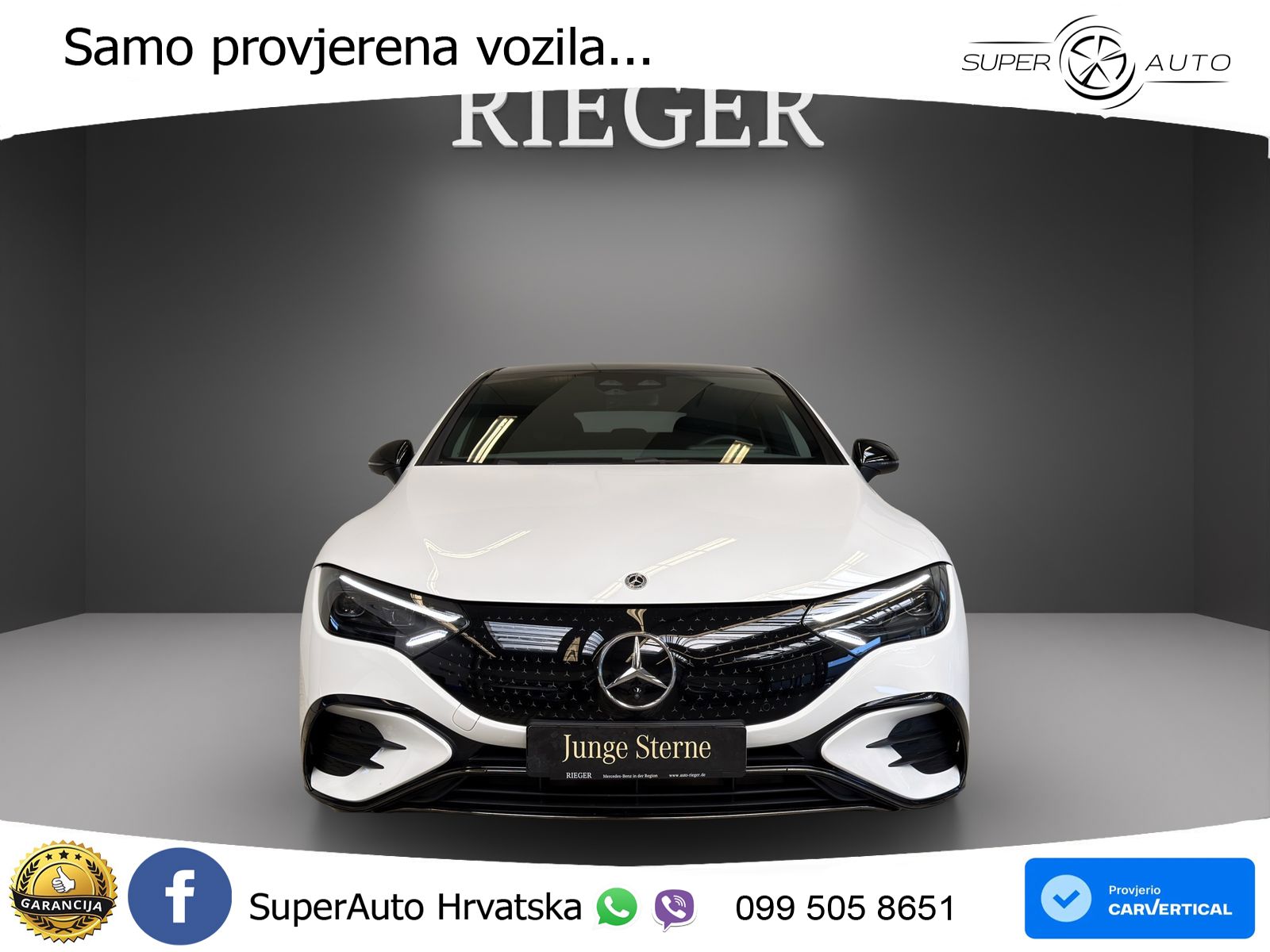 Mercedes EQE 350+ 105 kWh (320 KS) AMG ZRAČNI+ACC+GR SJED+360+PANO