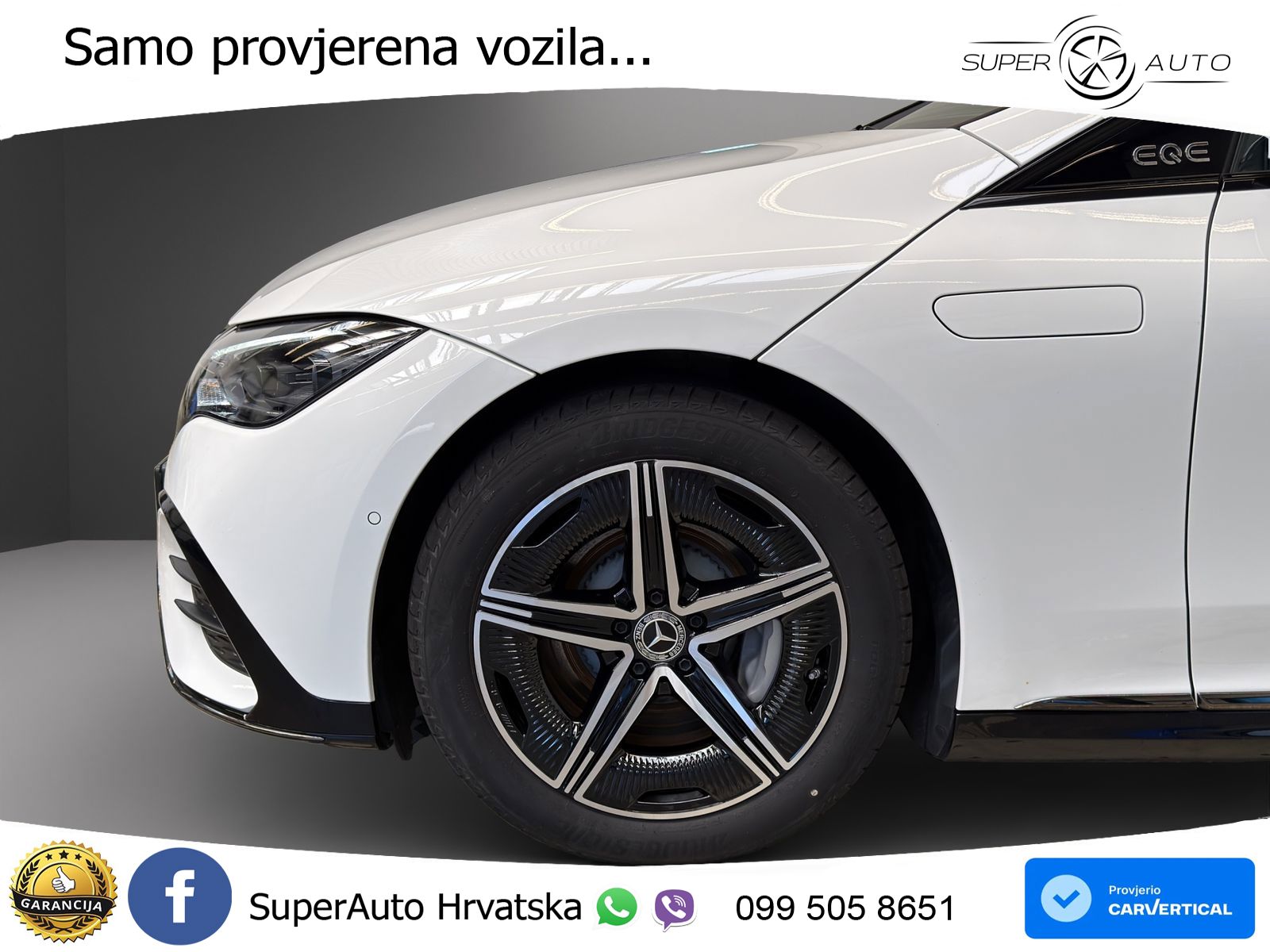 Mercedes EQE 350+ 105 kWh (320 KS) AMG ZRAČNI+ACC+GR SJED+360+PANO