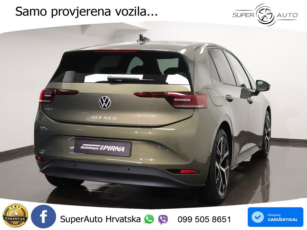 Volkswagen ID.3 58 kWh (190 KS) LED+GR SJED+ACC