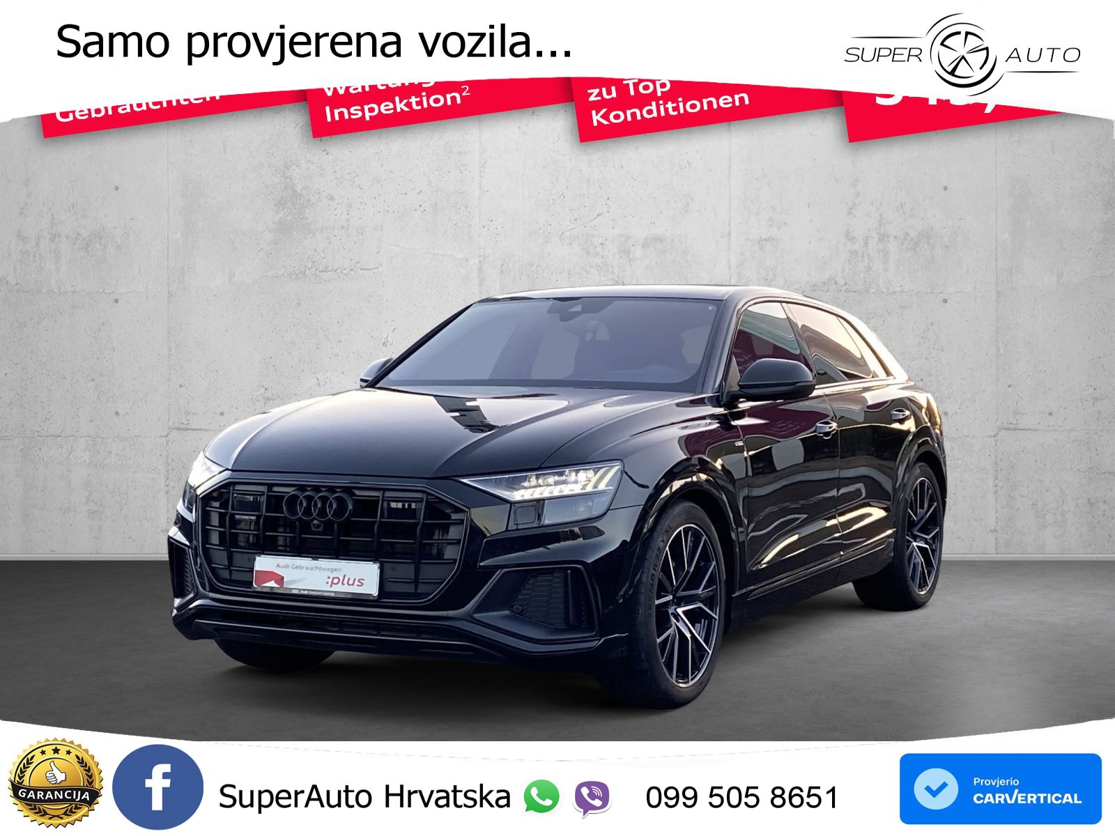 Audi Q8 50 TDI V6 (286 KS) quattro Tiptronic