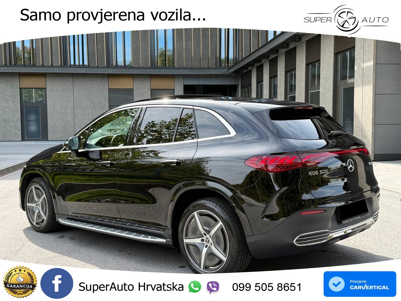 Mercedes EQE SUV 500 105 kWh (408 KS) 4MATIC