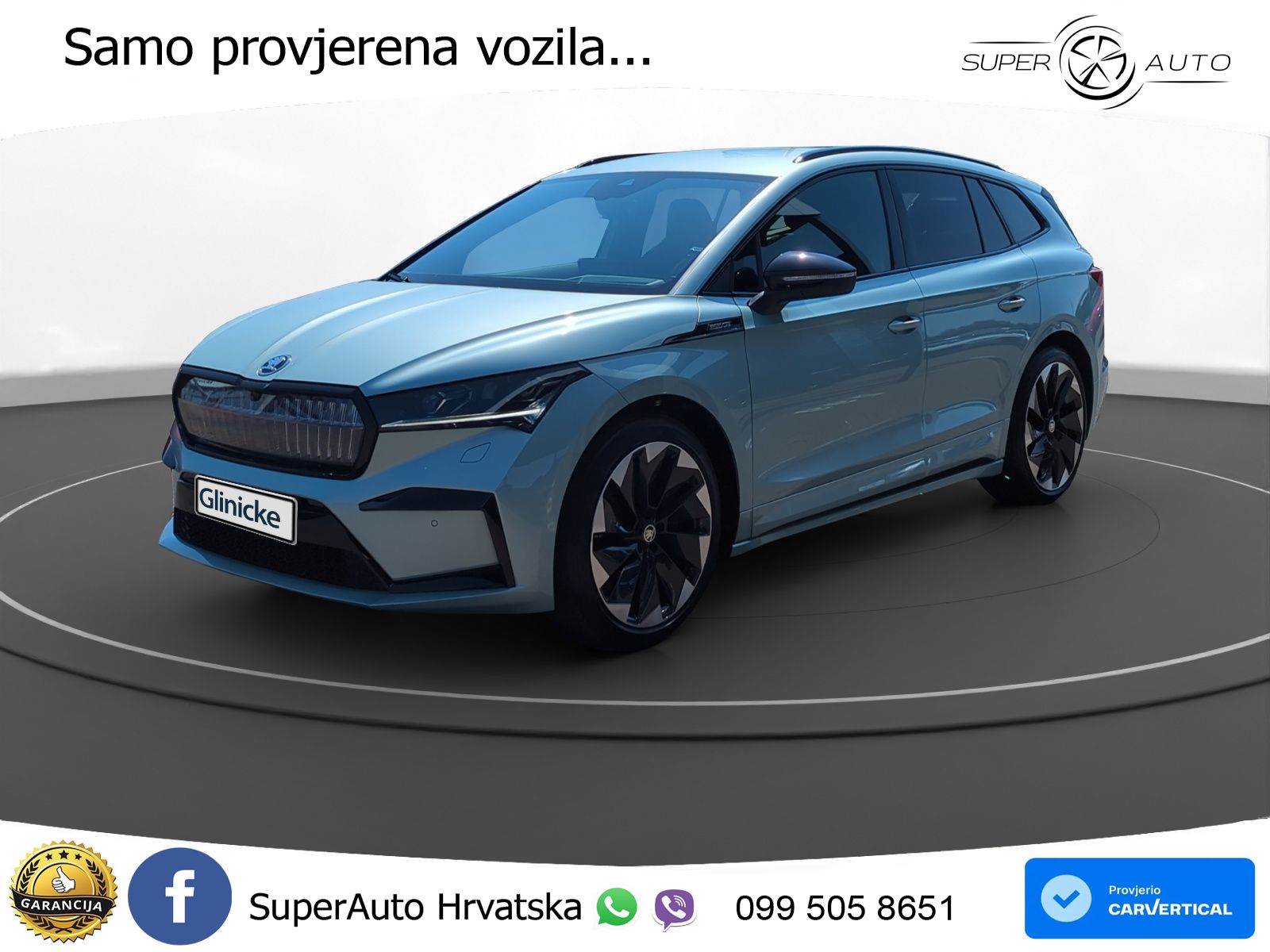 Škoda Enyaq iV 80x 82 kWh (265 KS) AWD SportLine LED+GR SJED+ACC