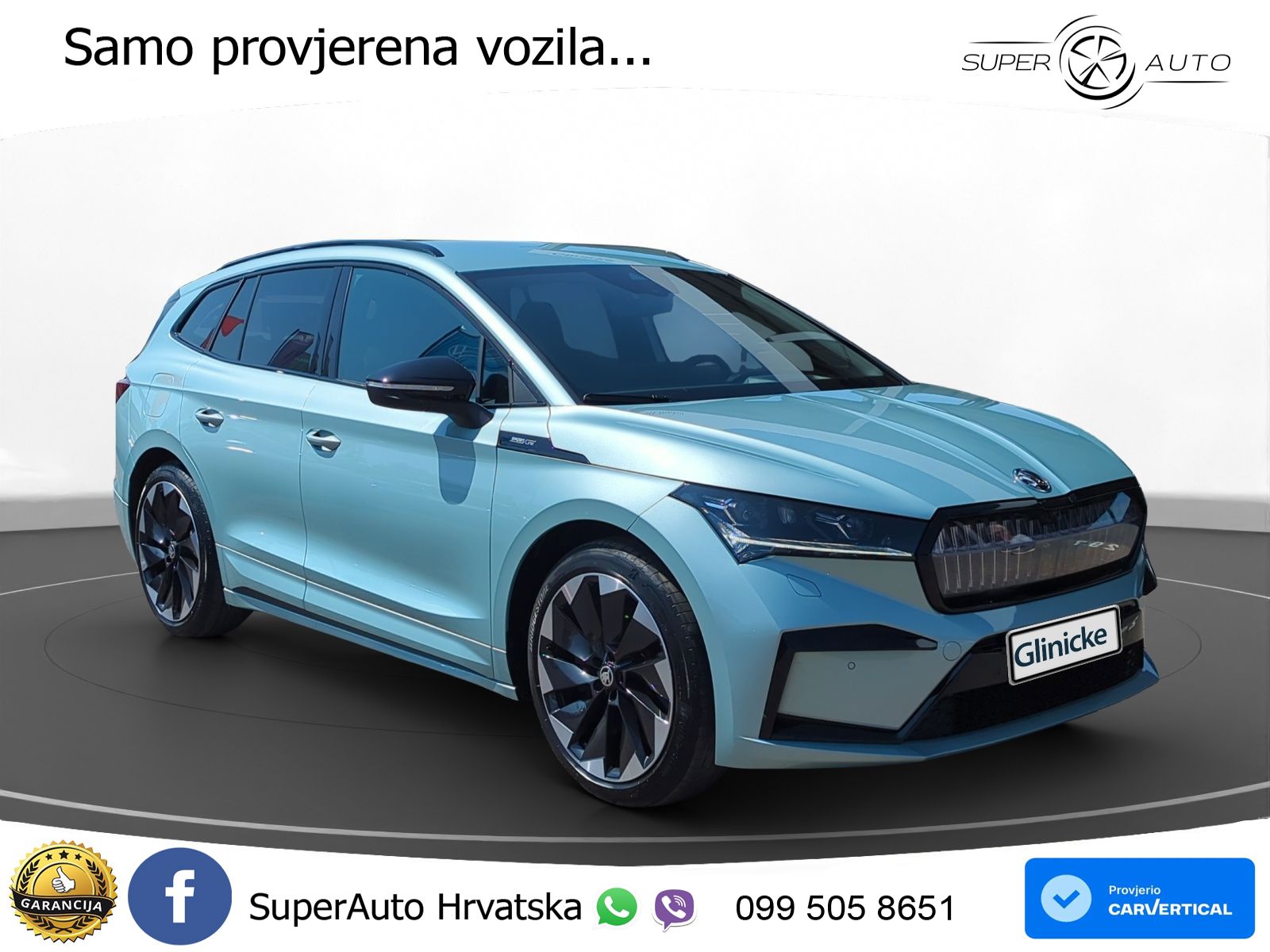 Škoda Enyaq iV 80x 82 kWh (265 KS) AWD SportLine LED+GR SJED+ACC