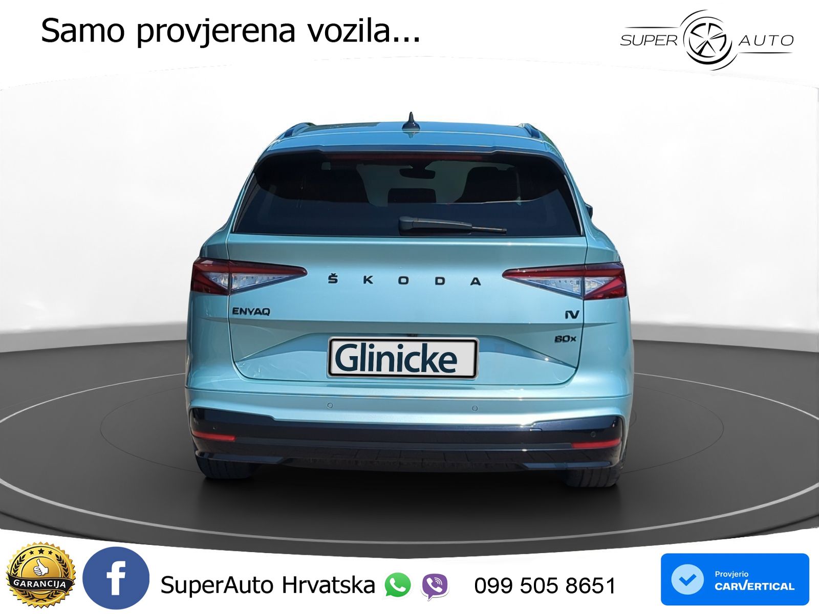 Škoda Enyaq iV 80x 82 kWh (265 KS) AWD SportLine LED+GR SJED+ACC
