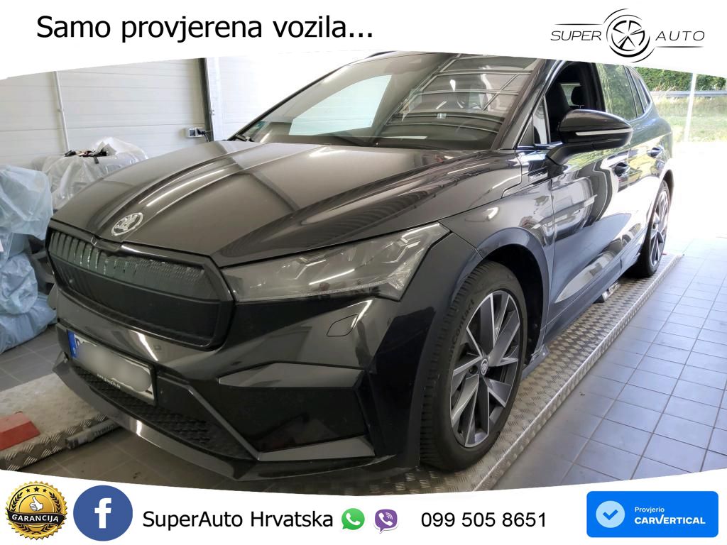 Škoda Enyaq iV 80 82 kWh (204 KS) SportLine LED+GR SJED+ACC