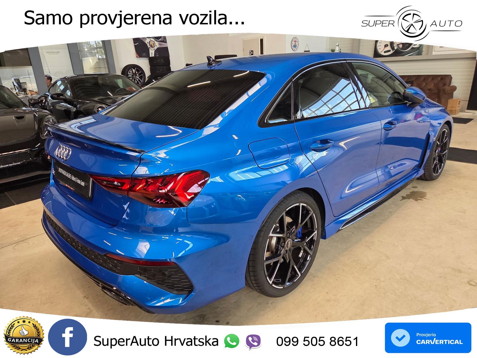 Audi RS3 Sedan 2.5 TFSI (400 KS) quattro S tronic LED+GR SJED+ACC